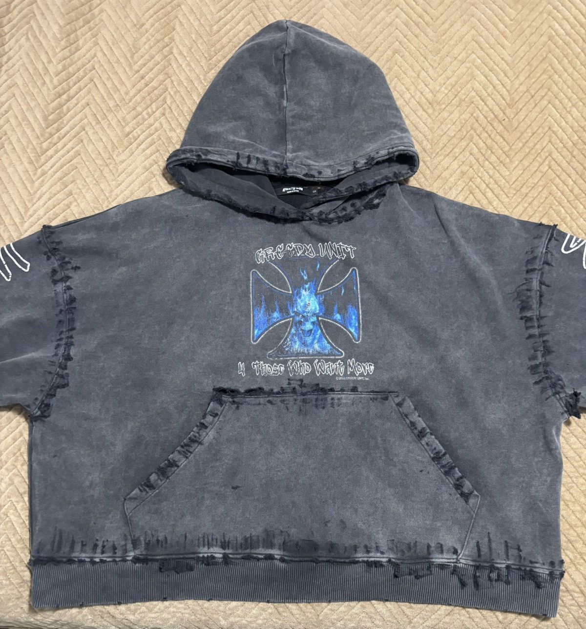 Greedy Unit Greedy Unit Thrashed Choppers Hoodie Size US S / EU 44-46 / 1 - 1 Thumbnail