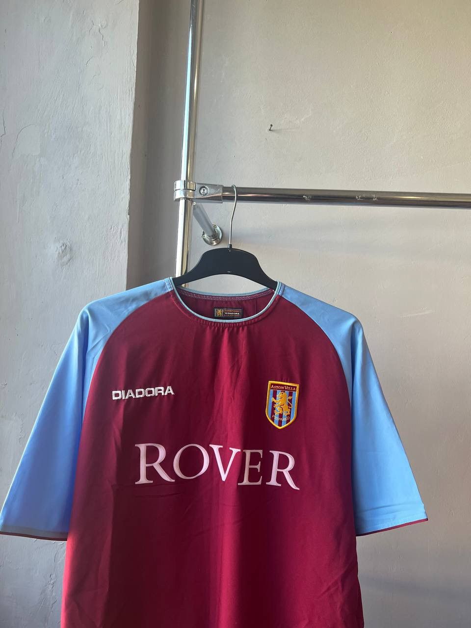 Diadora 2002/03 ASTON VILLA HOME SOCCER JERSEY FOOTBALL SHIRT SIZE L Size US L / EU 52-54 / 3 - 3 Thumbnail