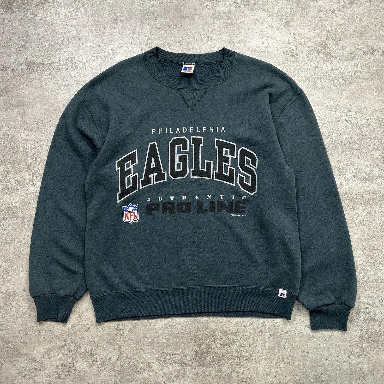 PHILADELPHIA EAGLES 1995 RUSSELL CREWNECK SWEATSHIRT