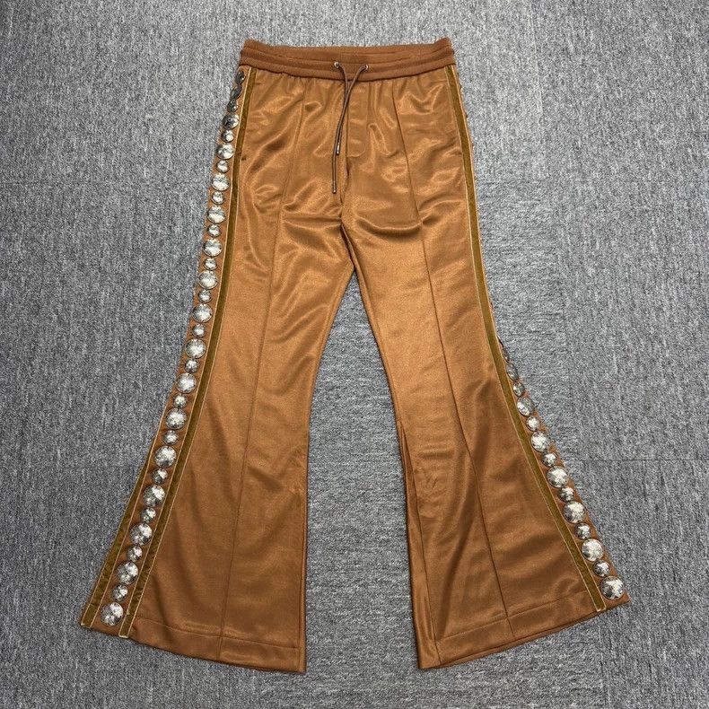 Dior Dior Sise M Side medal nylon flared pants 2503-Nextarrow Size US 36 / EU 52 - 1 Thumbnail