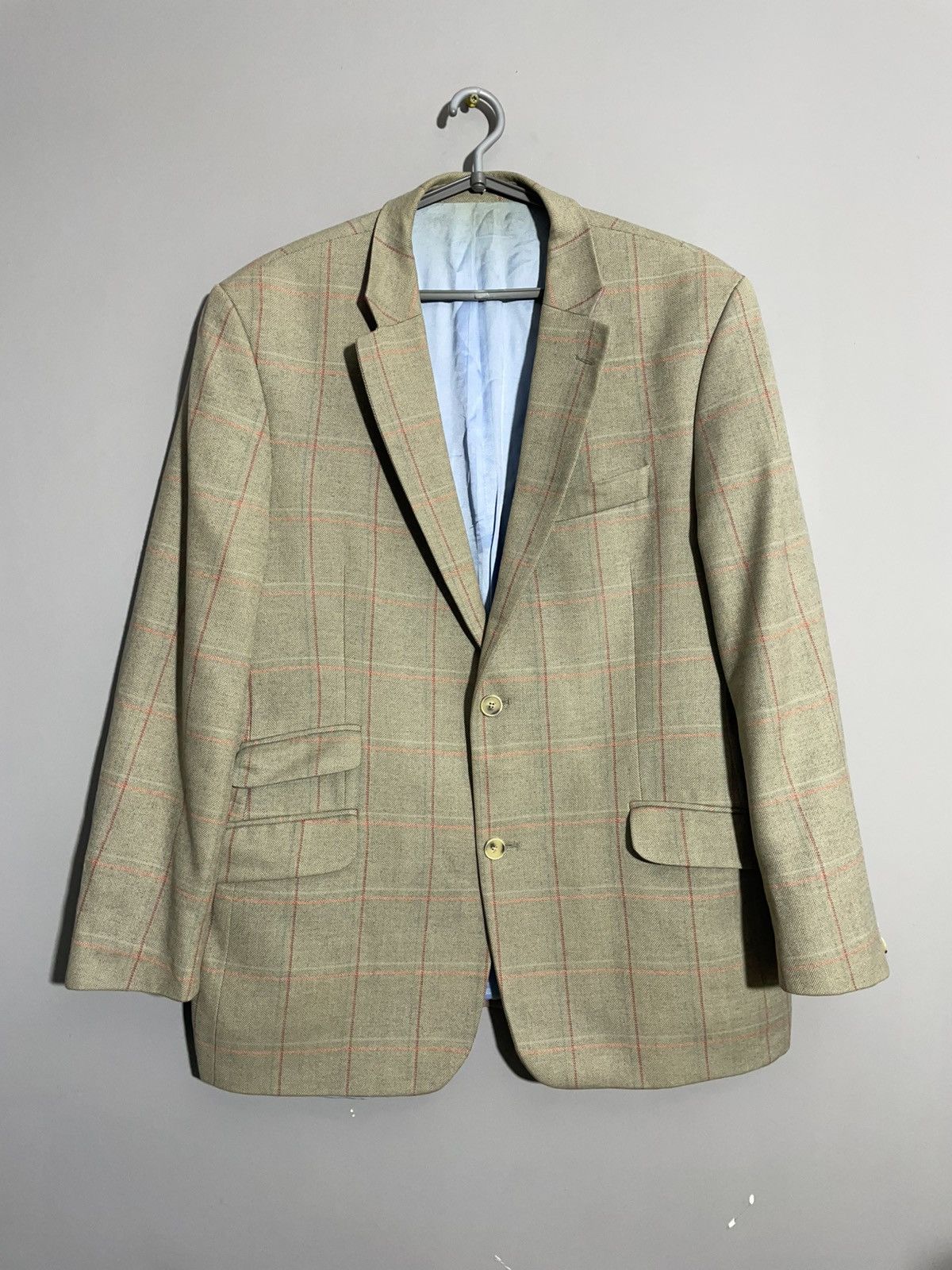 Other Robert Noble Santinelli Tailoring Check Pattern blazer Size 42R - 1 Thumbnail