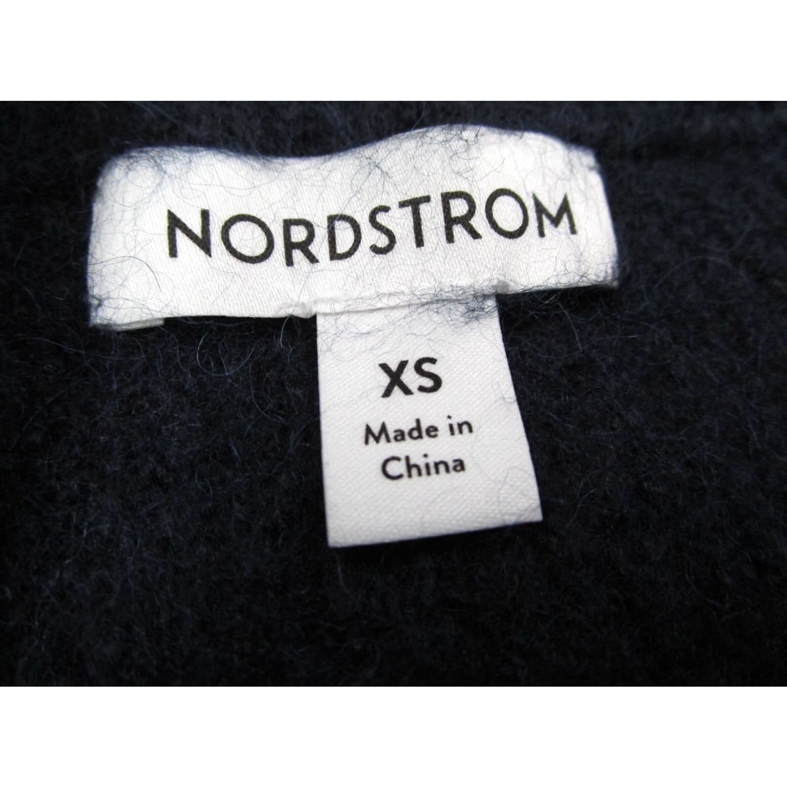 Nordstrom VINTAGE Nordstrom Women's Sweater Pullover Knit Long Sleeve Zip High Neck All Seasons XS Blue Size XS / US 0-2 / IT 36-38 - 3 Thumbnail