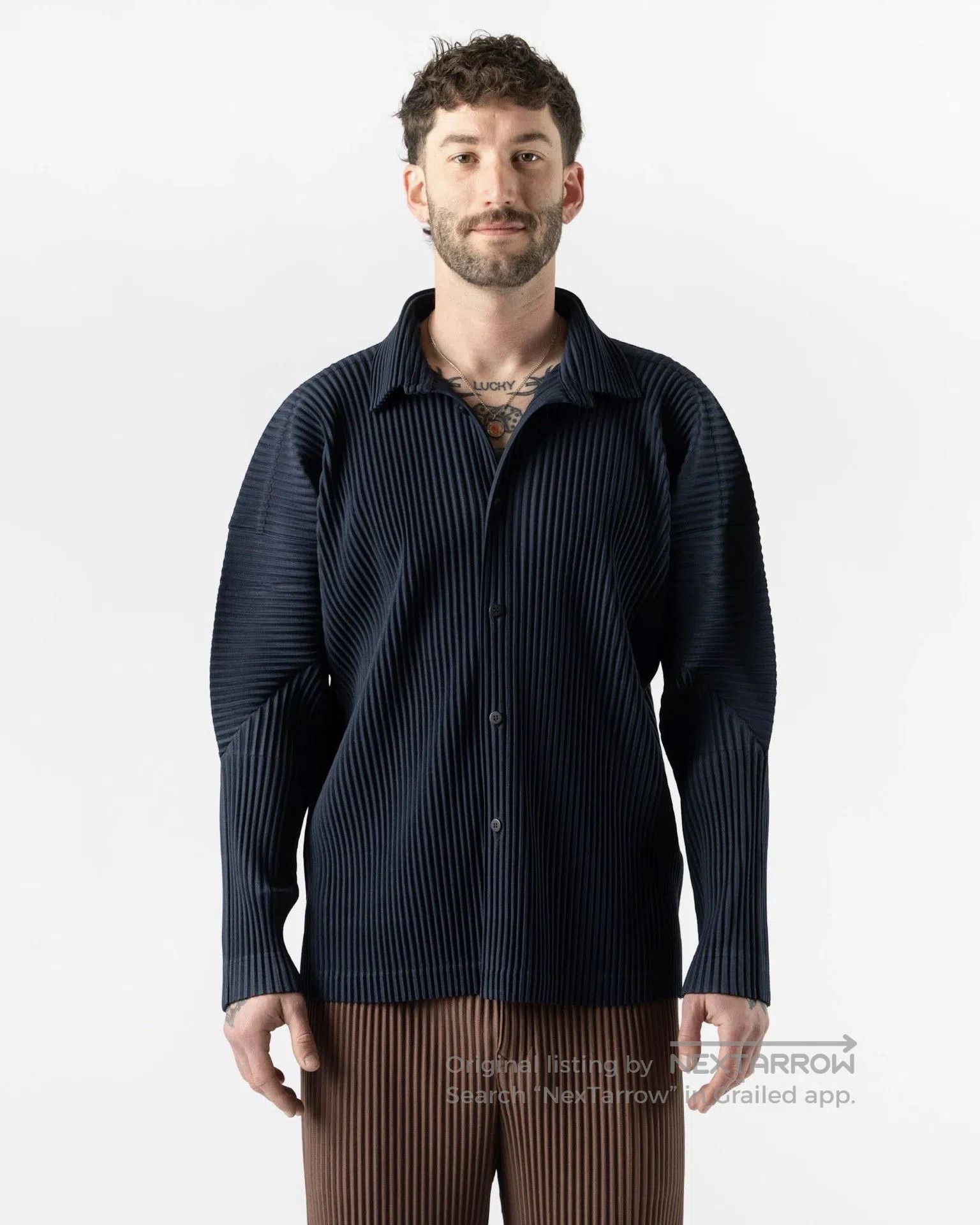 Issey Miyake Issey Miyake Pleated Jacket Size 3 JJ111. Size US L / EU 52-54 / 3 - 2 Thumbnail