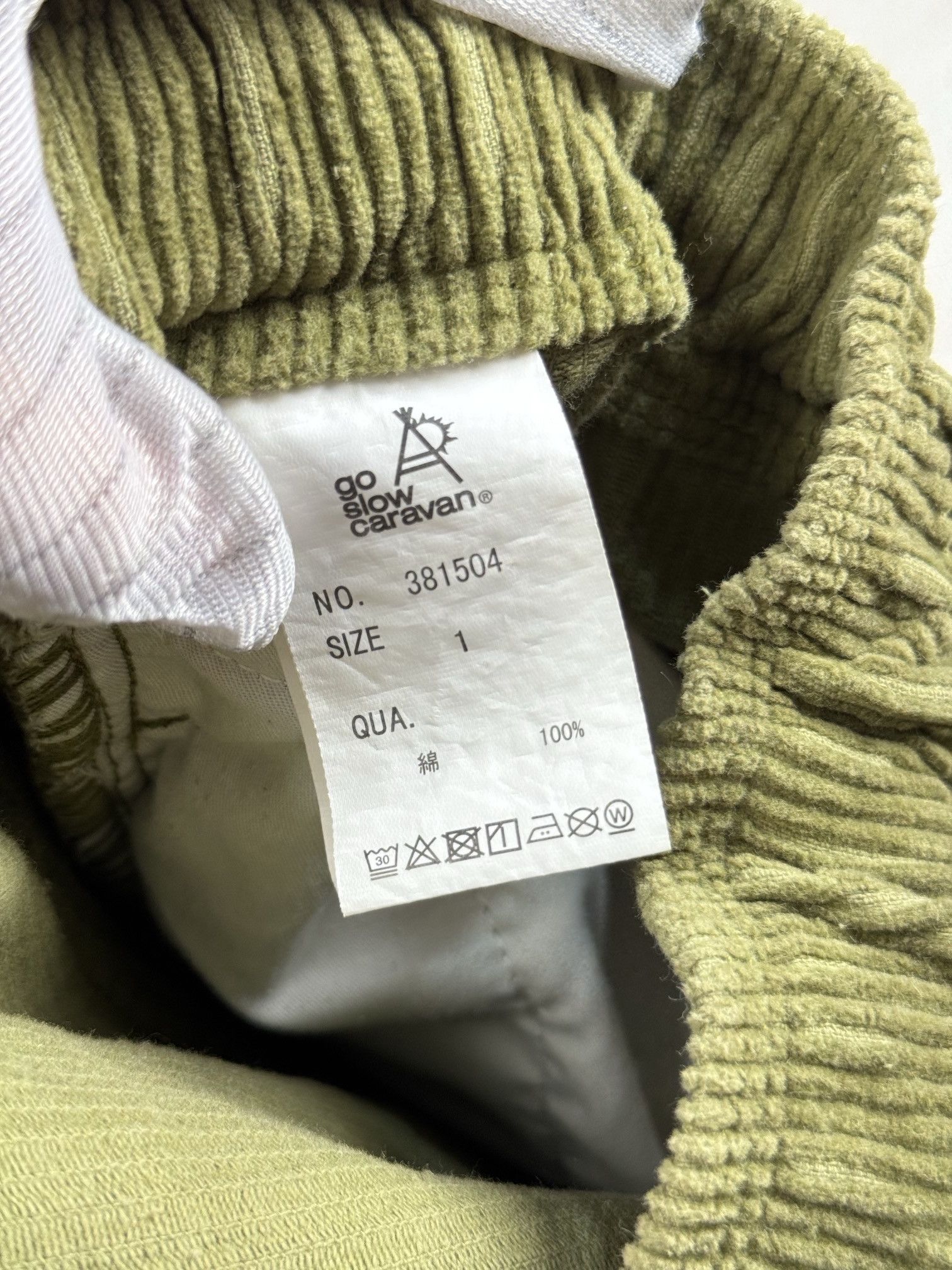 go slow caravan corduroy pants Size US 31 - 4 Thumbnail