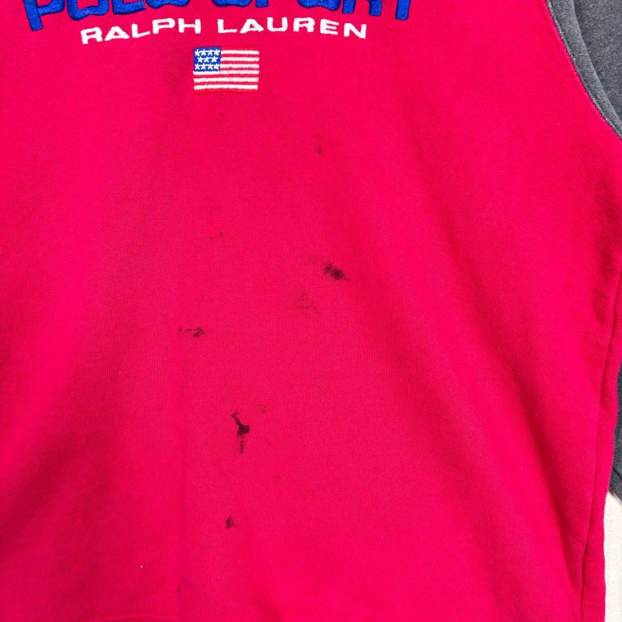 Polo Ralph Lauren Vtg 90s Polo Sport Ralph Lauren Raglan Sweatshirt Kids 150 Size US S / EU 44-46 / 1 - 7 Thumbnail