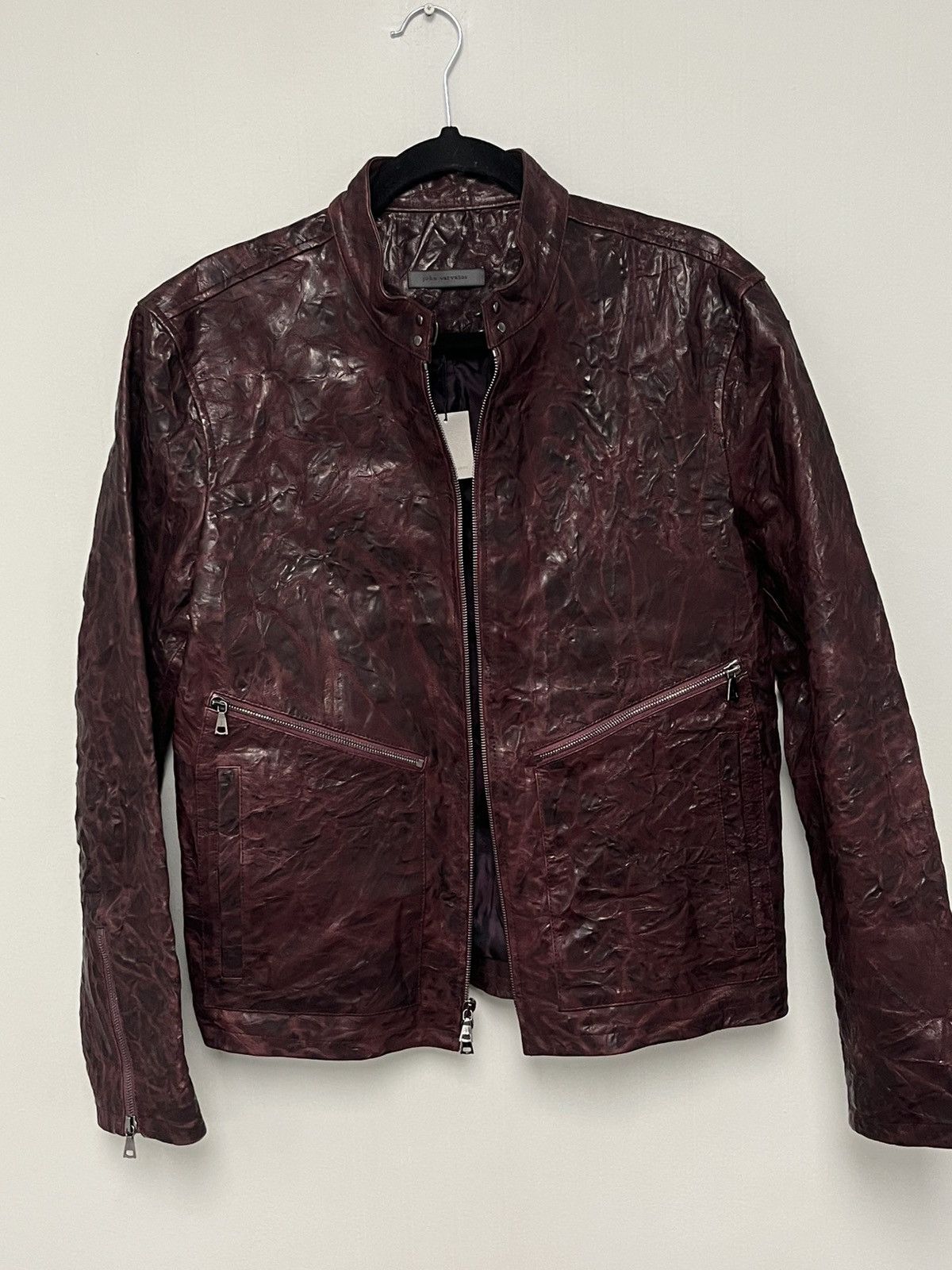 John Varvatos Vicarage racer leather jacket. Size EU 48 USA 38 Size US M / EU 48-50 / 2 - 13 Thumbnail