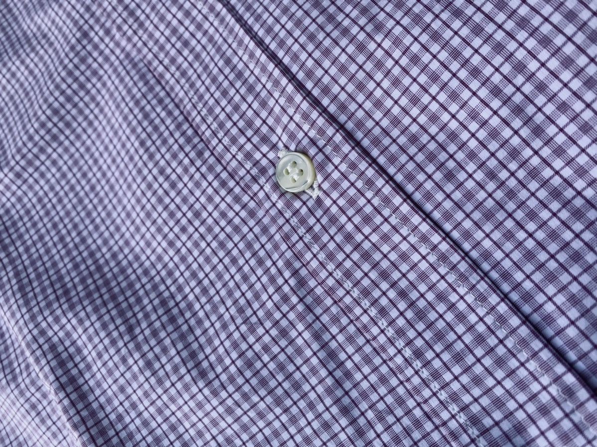 Brunello Cucinelli Brunello Cucinelli 🇮🇹 pink check button up dress shirt XL NWT Size US XL / EU 56 / 4 - 4 Thumbnail
