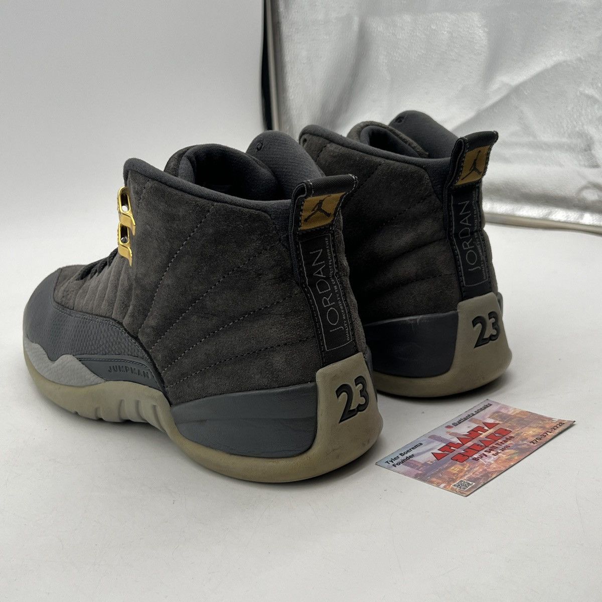 Jordan Brand Air Jordan 12 dark grey Size US 8 / EU 41 - 4 Thumbnail