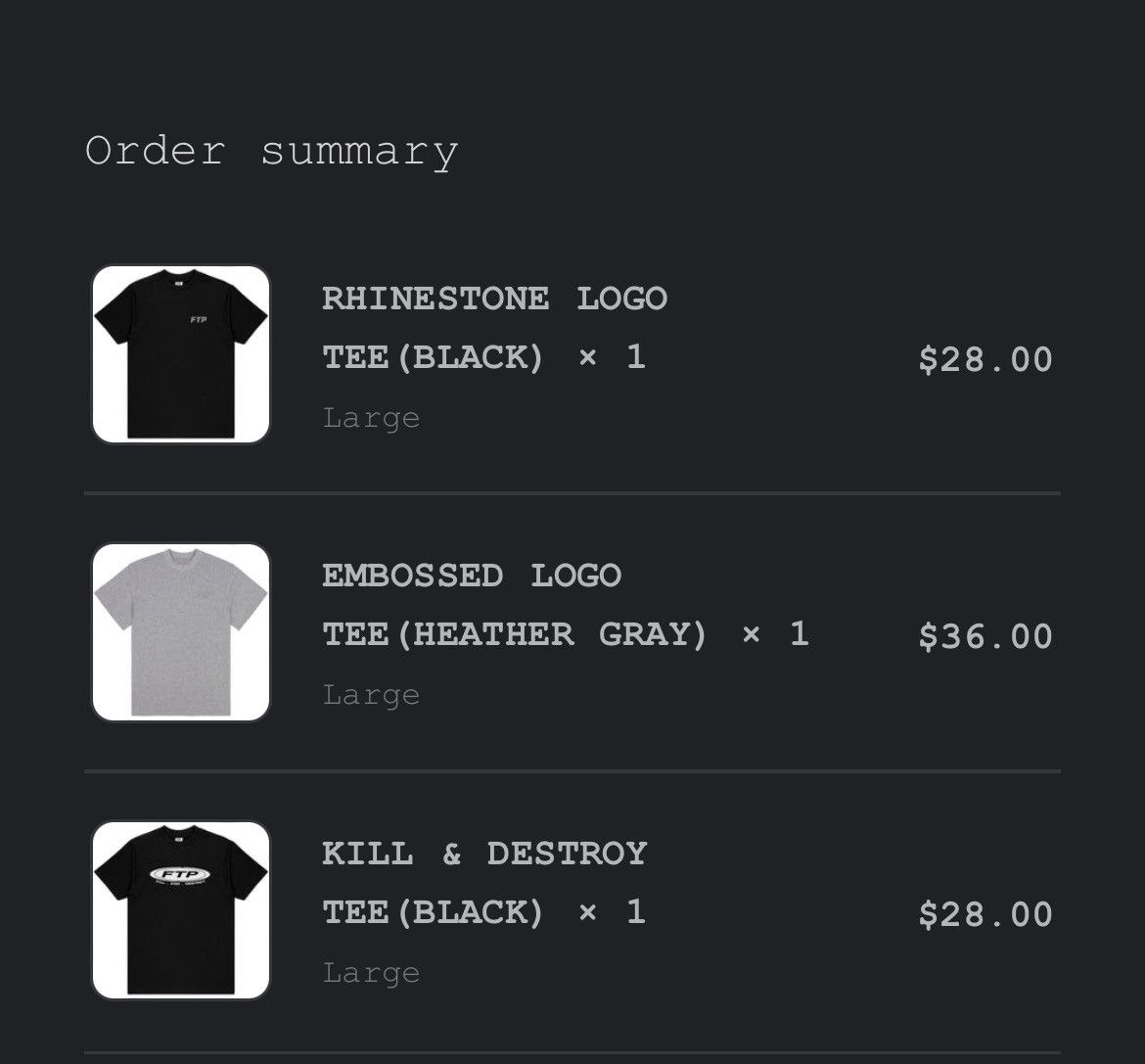 Fuck The Population FTP Embossed Logo Tee | Grailed 