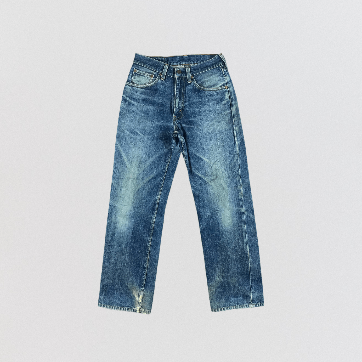 image of 90's Vintage Blue Wash Levis 502 Jeans-Jm2787, Men's (Size 28)