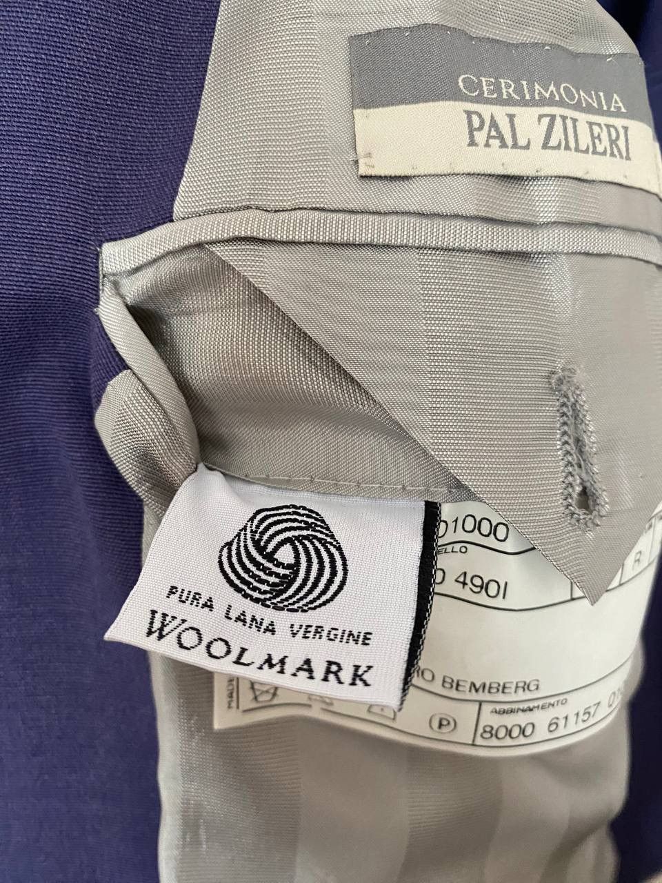 Pal Zileri 2 Pieces PAL ZILERI CERIMONIA Striped Suit One Button Sz 48R Size 48R - 11 Thumbnail