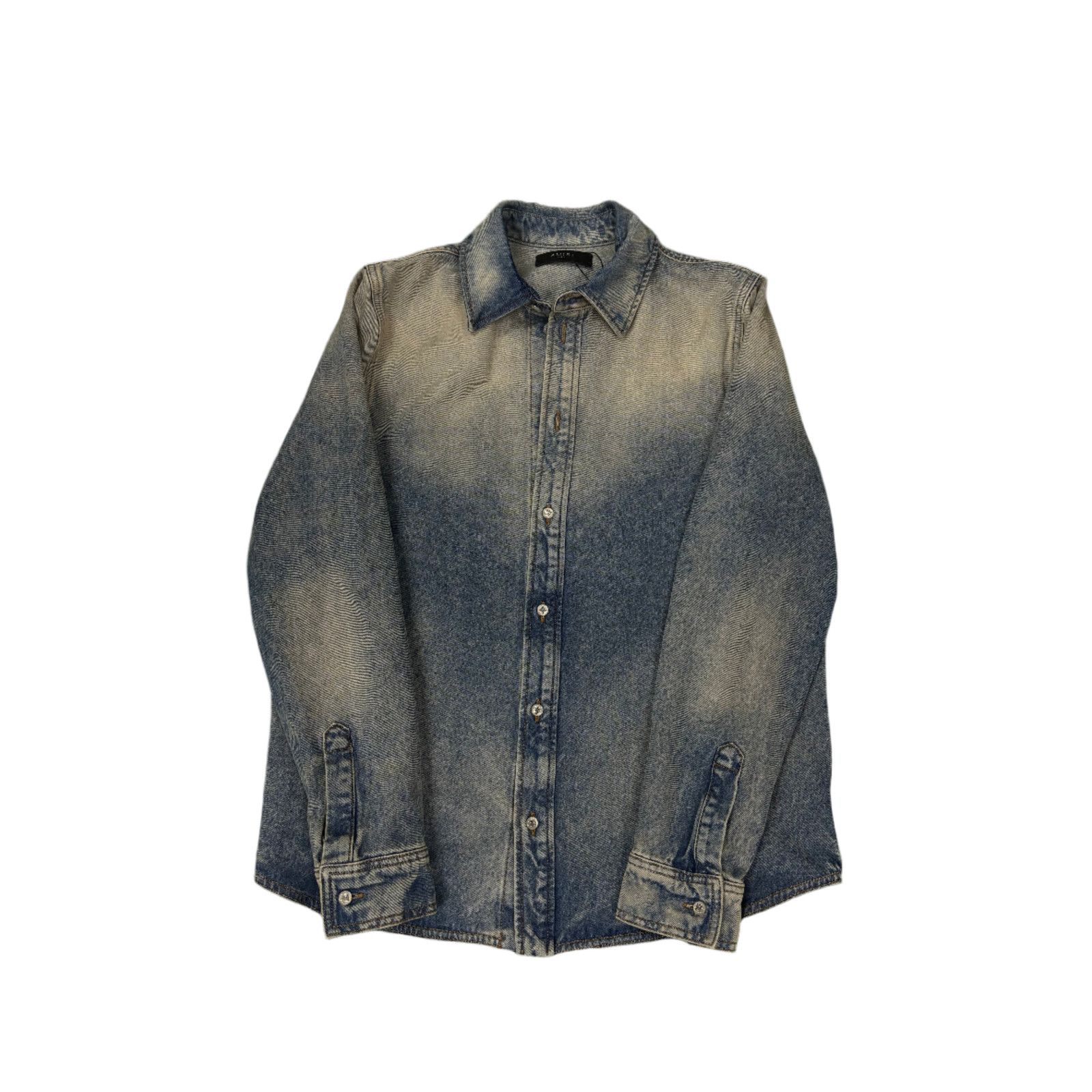 Amiri Amiri Light Wash MA All Over Print Blue Jacket Size US S / EU 44-46 / 1 - 1 Thumbnail