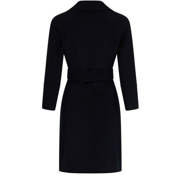 Max Mara MAX MARA Arona Belted Blue Wool Long Coat New & Authentic (W Size XS / US 0-2 / IT 36-38 - 2 Thumbnail
