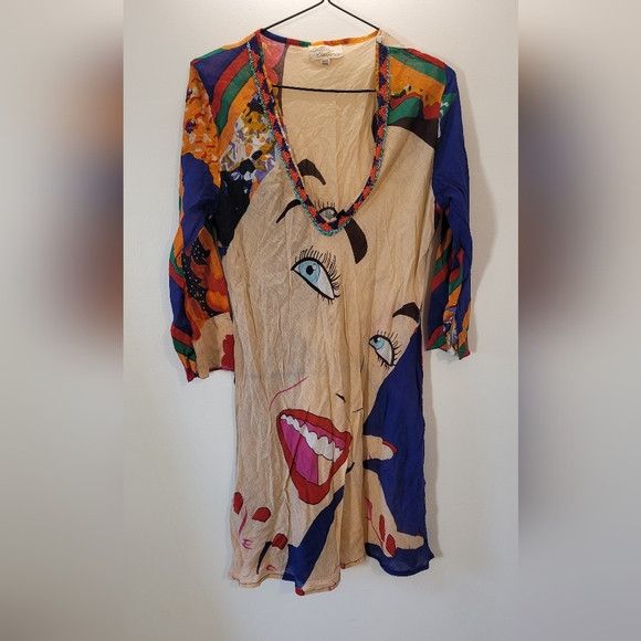 Other Antica Sartoria Vintage Y2k Tunic Beaded Dress - One Size Size ONE SIZE - 1 Thumbnail