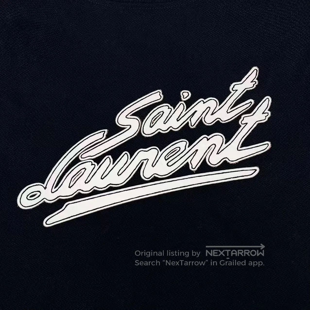 Saint Laurent Paris Saint Laurent Striped Wool Baseball Jacket. Size US L / EU 52-54 / 3 - 4 Thumbnail
