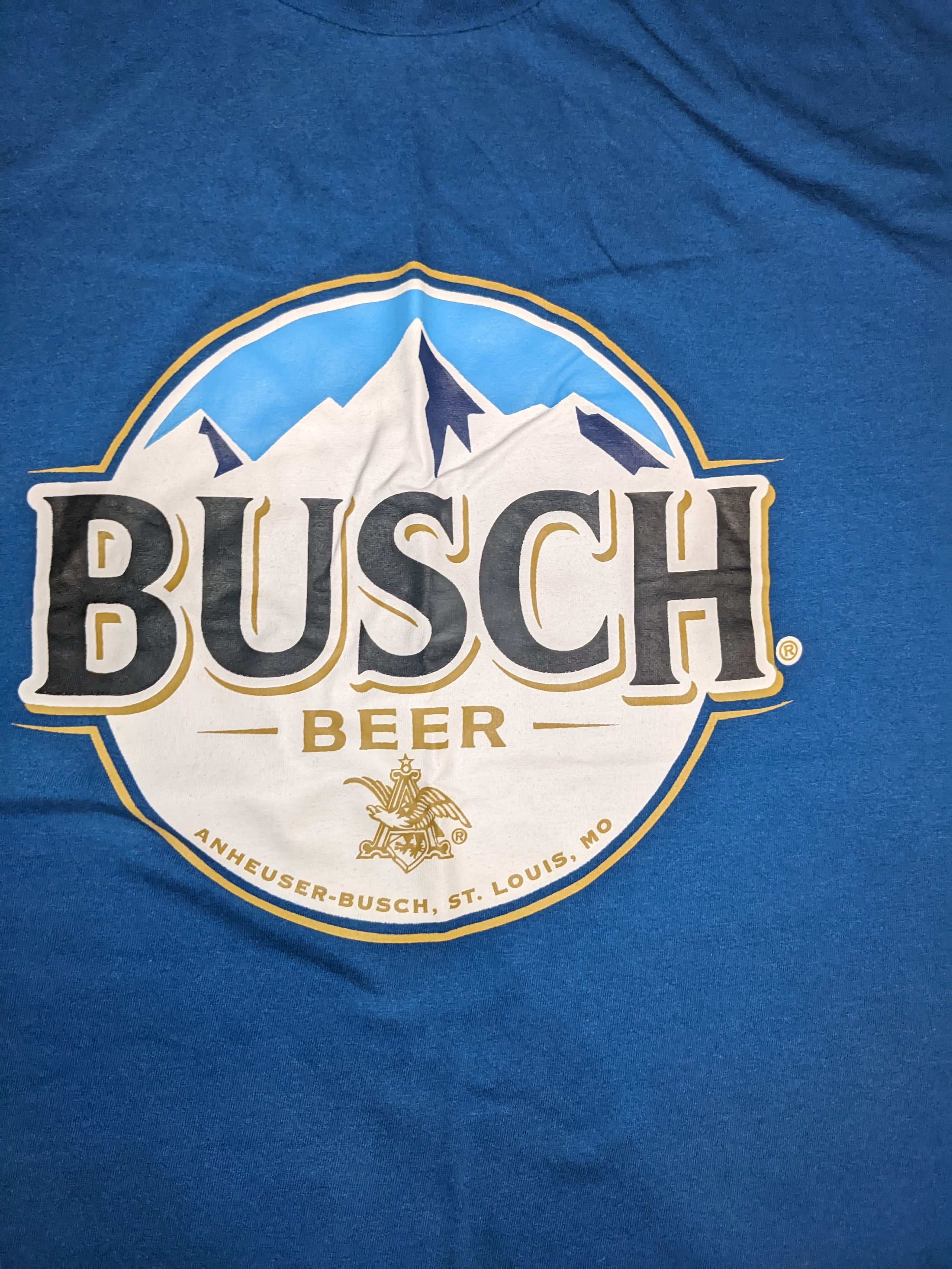 Vintage Busch Beer T-Shirt Size US L / EU 52-54 / 3 - 2 Thumbnail