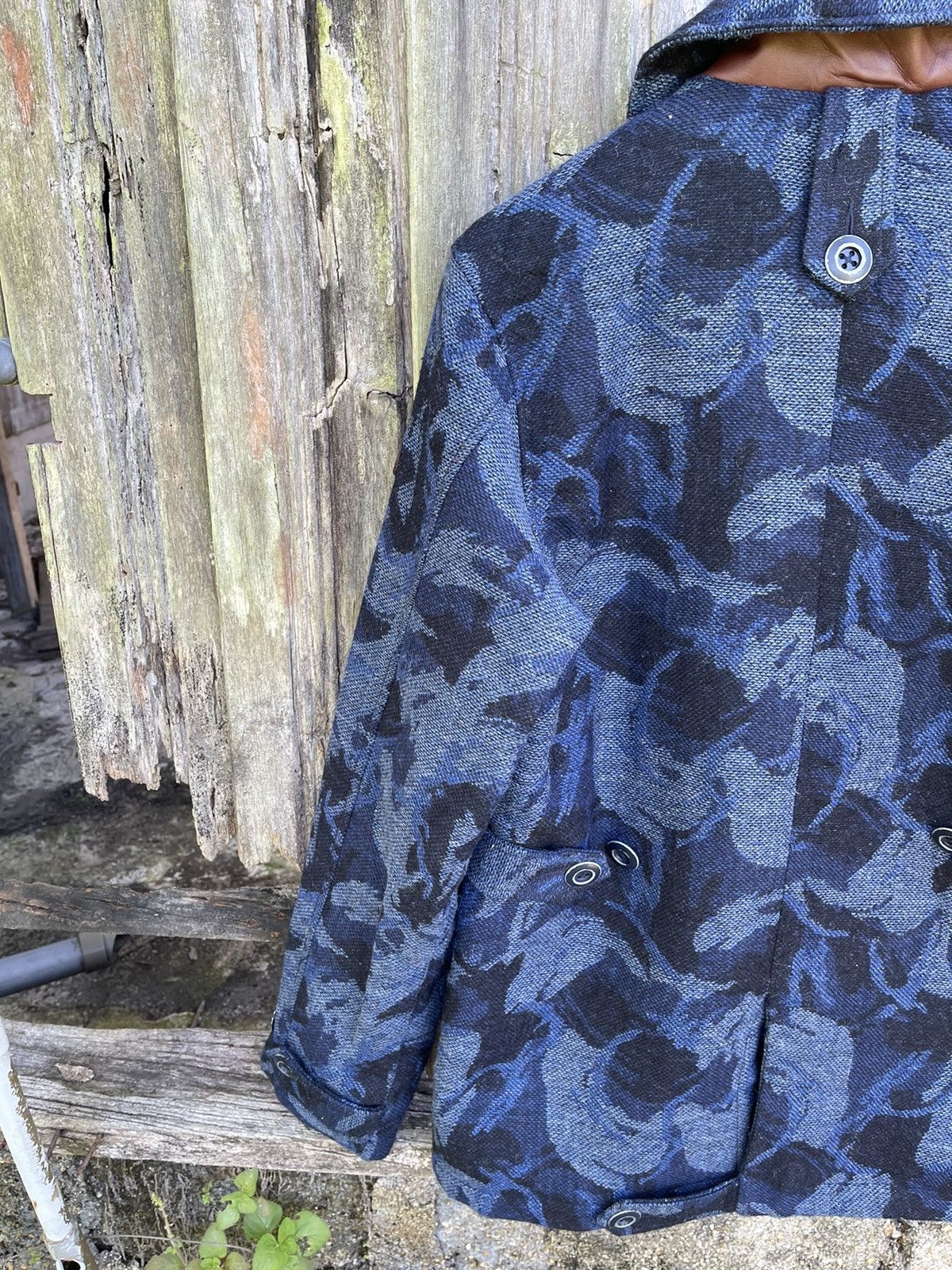 Marshall Artist Marshall Artist Camo Jacquard Peacoat - Rare UK Designer Size US S / EU 44-46 / 1 - 14 Thumbnail