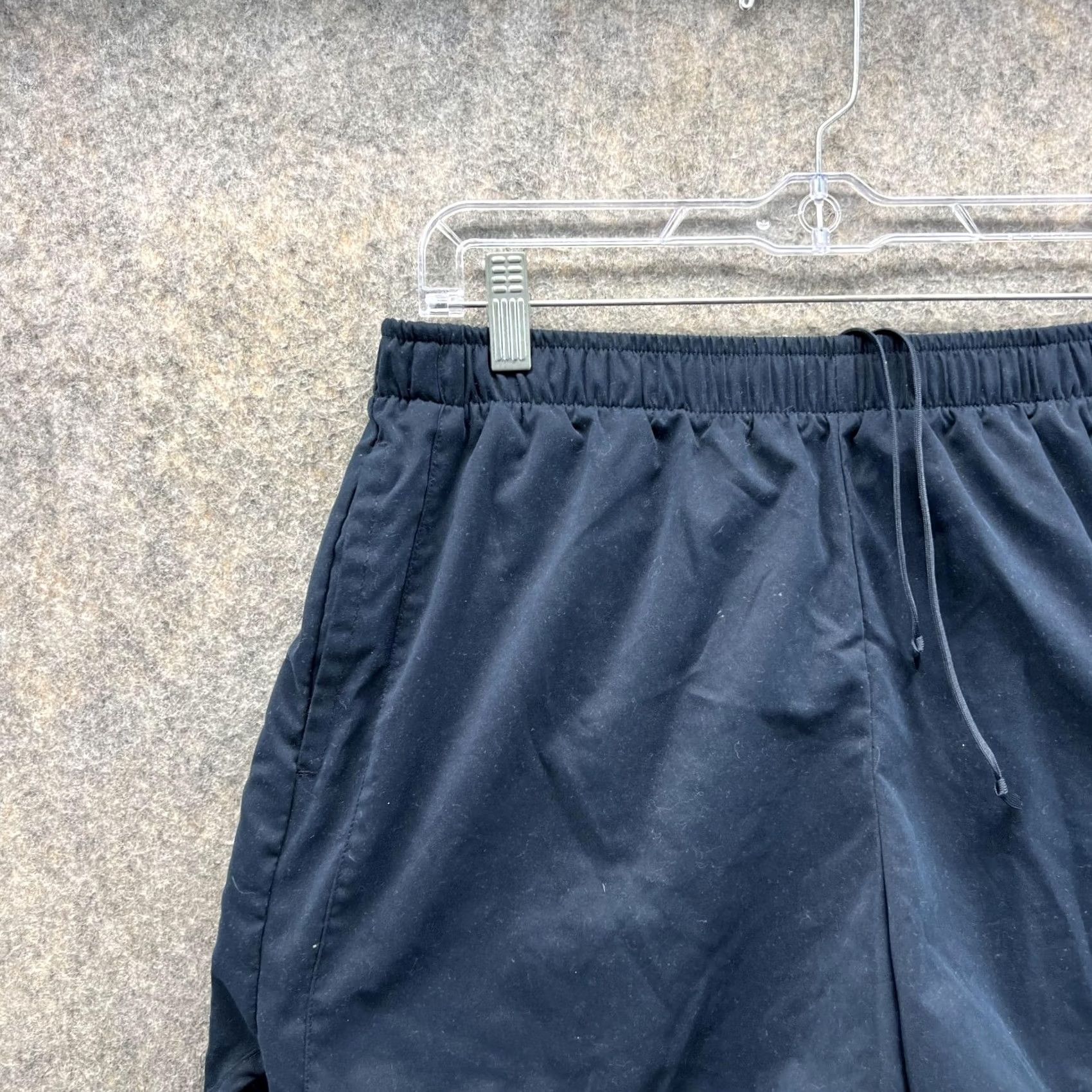 Nike Nike Shorts Women Large Blue Navy Athletic Vintage Swoosh Fleece 3 in Inseam Junior? Size 36" / US 14 / IT 50 - 3 Thumbnail
