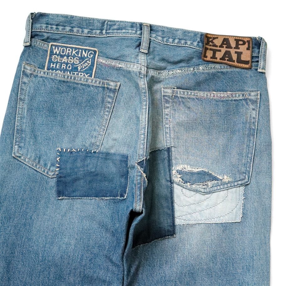 Kapital KAPITAL 14oz Denim 5P pants monkey cisco Dixie Remake new 32 Size US 32 / EU 48 - 7 Thumbnail