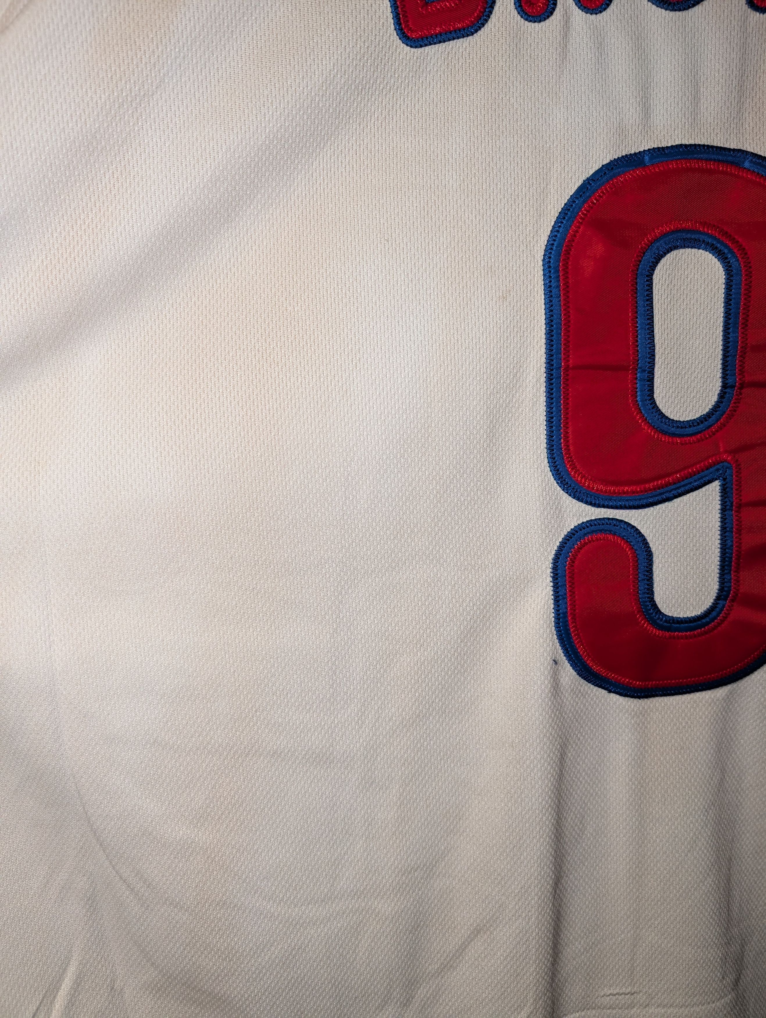 MLB Majestic Cool Base Philadelphia Phillies Brown #9 Jersey NWT Size US XL / EU 56 / 4 - 11 Thumbnail