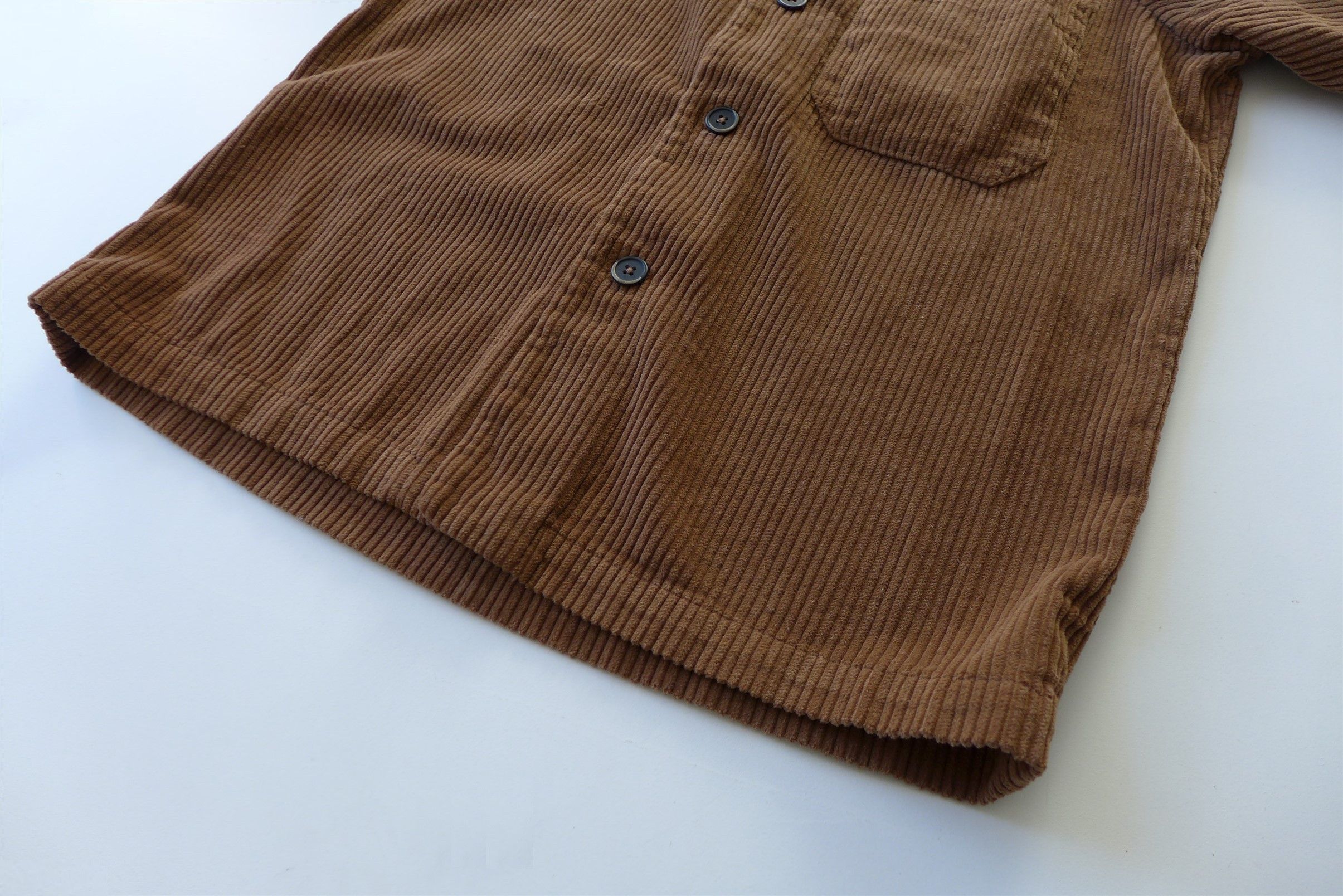 Barena Batipai Overshirt - Brown Corduroy