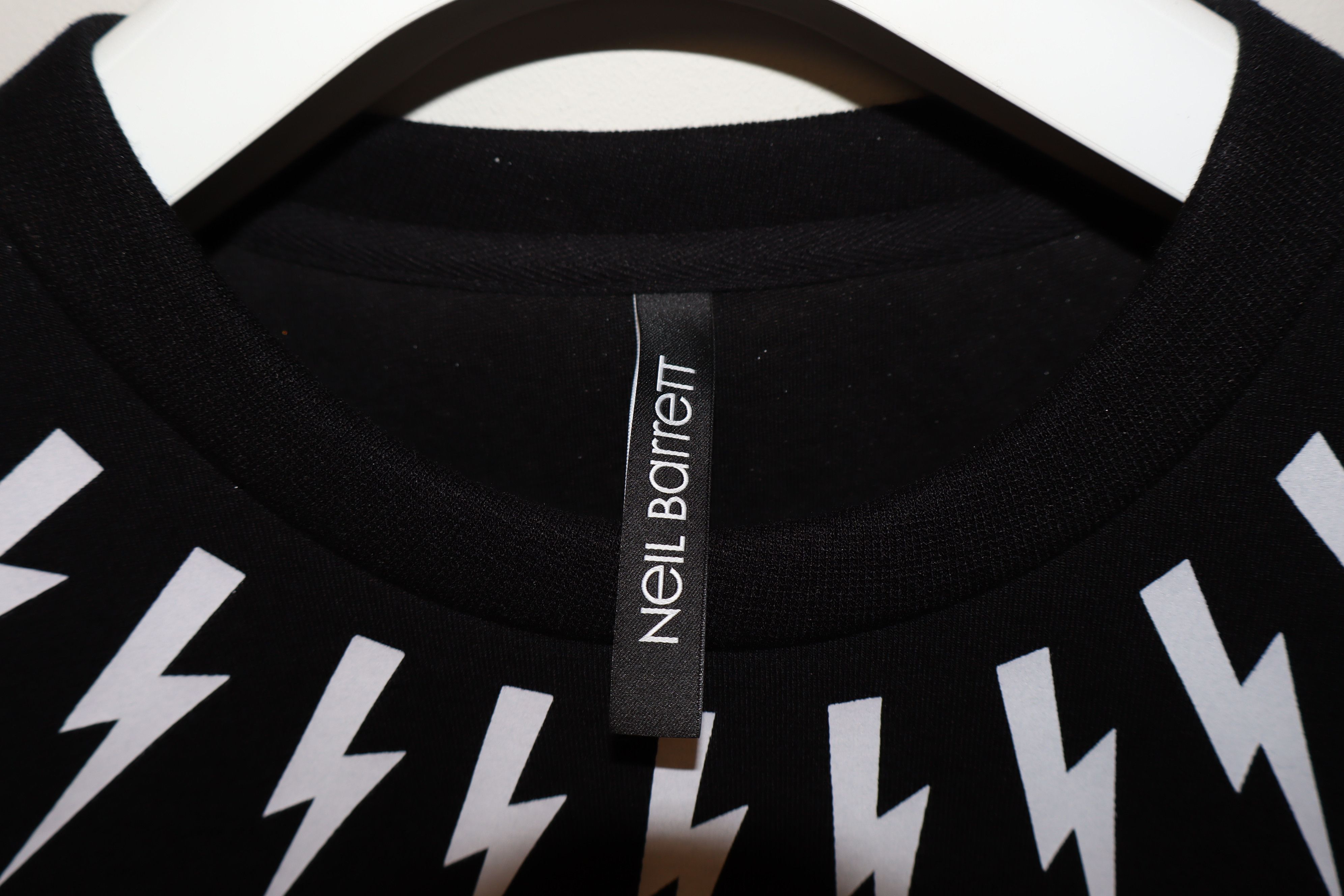 Neil Barrett Lightning bolt neoprene sweatshirt Size US XS / EU 42 / 0 - 3 Thumbnail