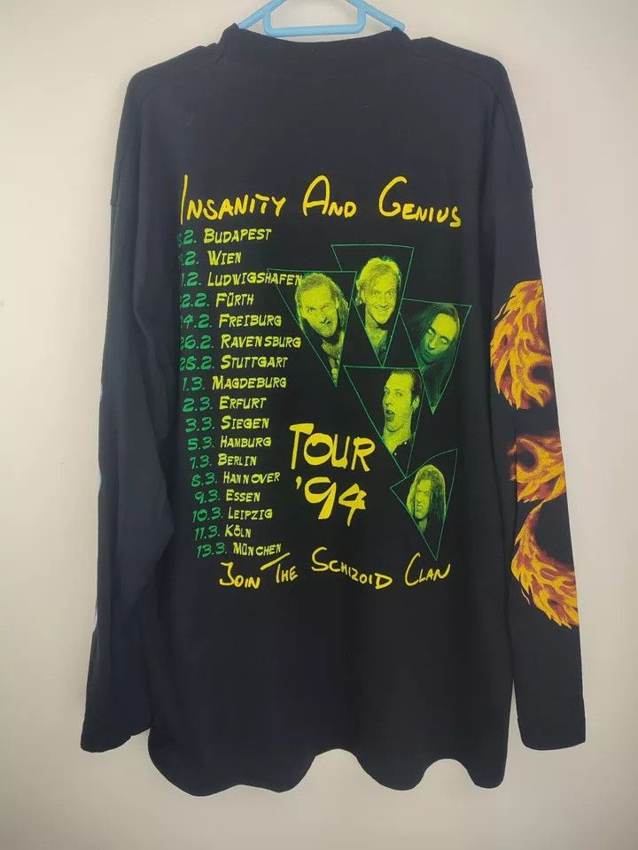 Vintage Rare Vintage Gamma Ray — Insanity and Genius 1994 Tour ROCK Size US XL / EU 56 / 4 - 18 Thumbnail