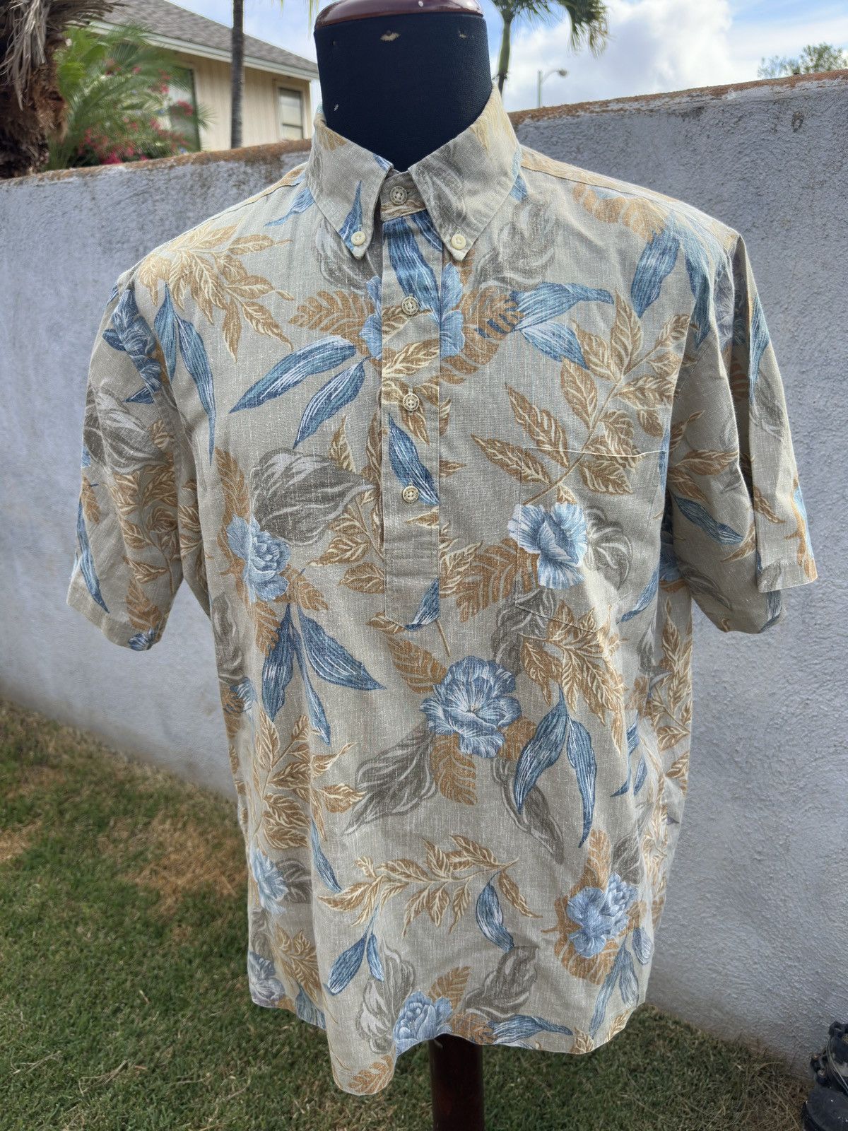Reyn Spooner Reyn Spooner Hawaiian Print Multicolored 3/4 Button Men's L Size US L / EU 52-54 / 3 - 1 Thumbnail
