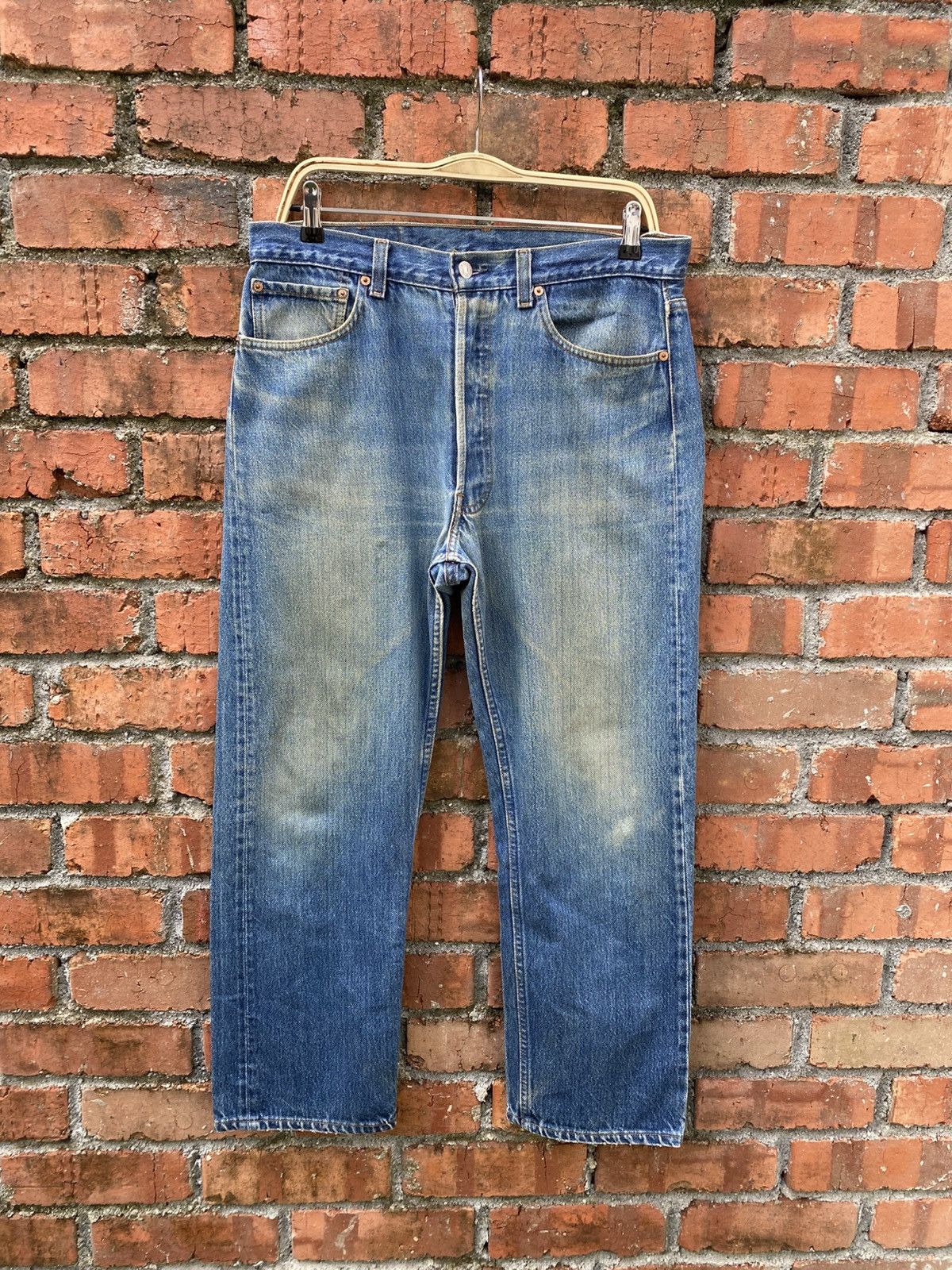 Levi's × Levi's Vintage Clothing × Vintage W34x27 vintage levi's 501xx made in USA Size US 34 / EU 50 - 1 Thumbnail
