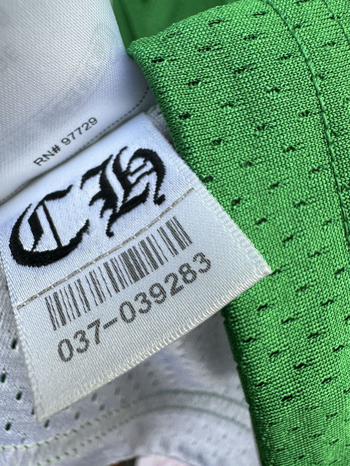 Chrome Hearts Chrome Hearts Mesh Reversible Basketball Jersey Green/White Size US L / EU 52-54 / 3 - 9 Thumbnail