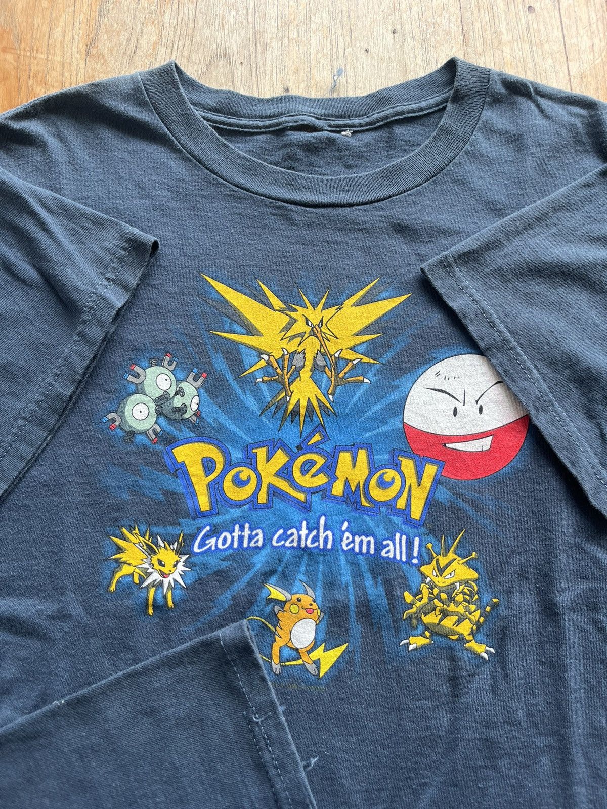 Nintendo × Pokemon × Vintage Vintage Lightning POKEMON 1999’s Nintendo T-shirt Size US M / EU 48-50 / 2 - 7 Thumbnail