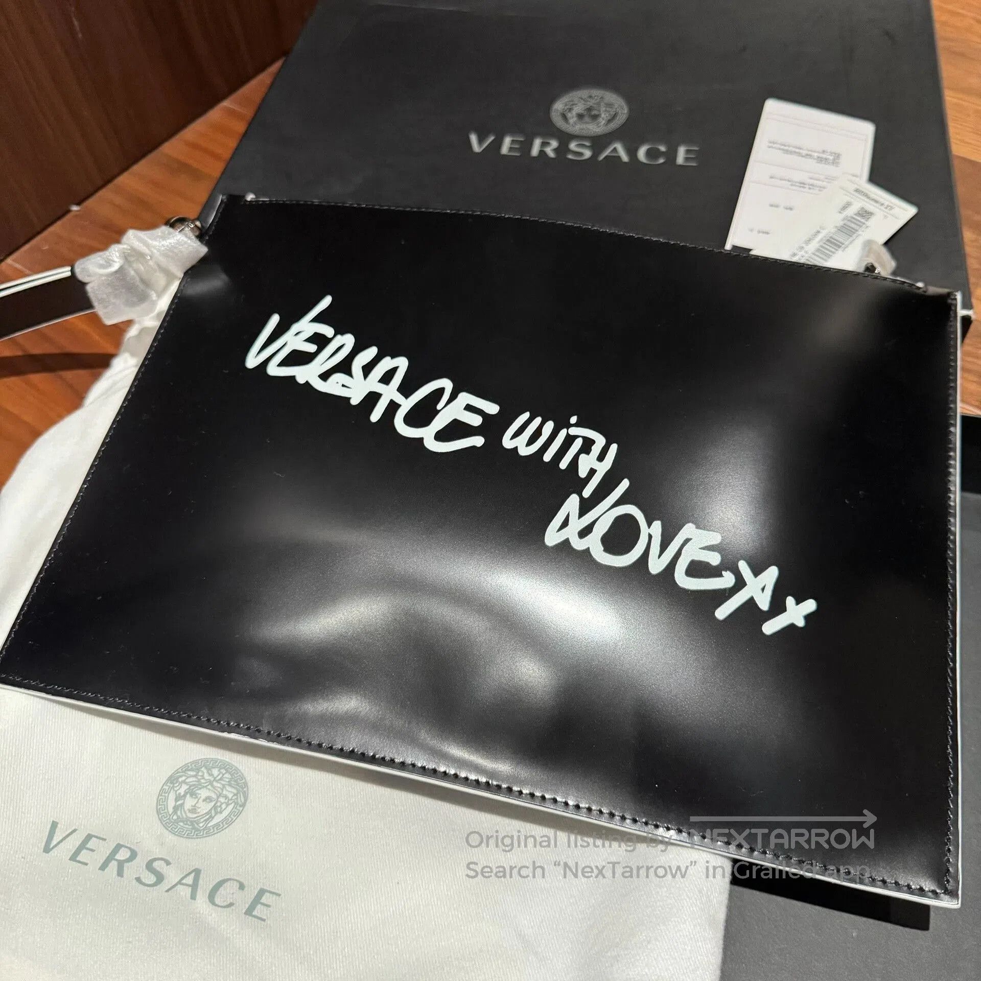 Versace Versace Leather Printed Clutch Bag. Size ONE SIZE - 2 Thumbnail