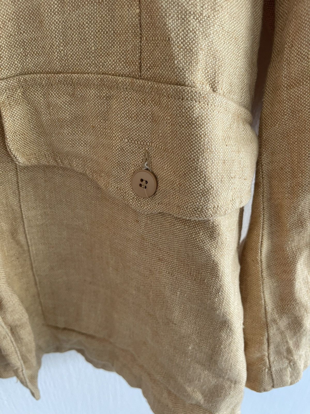 agnes b. Agnes b Linen Blazer Jacket Size XL / US 12-14 / IT 48-50 - 5 Thumbnail