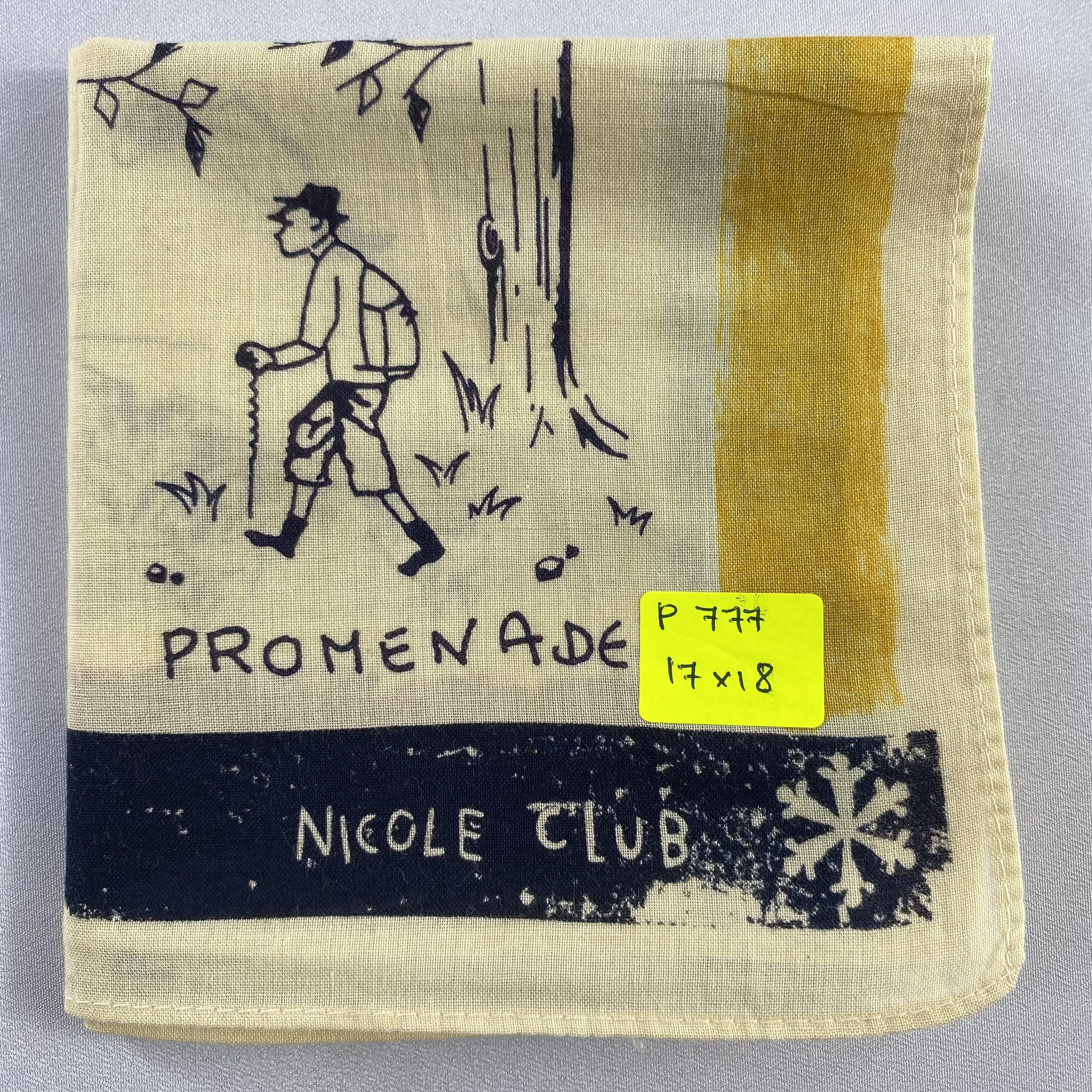Japanese Brand × Vintage Nicole Club Handkerchief / Neckerchief / Bandana-P777 Size ONE SIZE - 5 Thumbnail