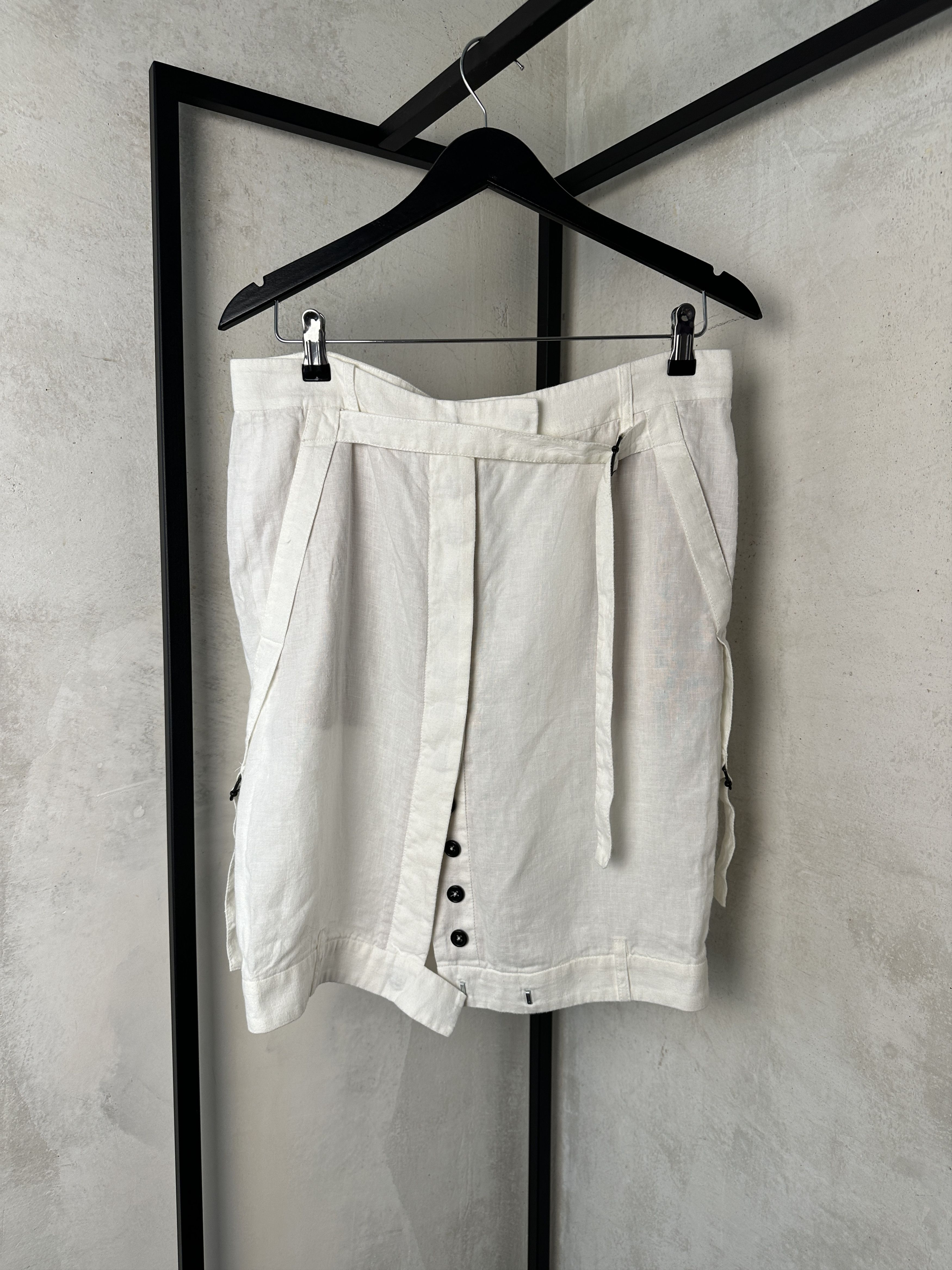 Ann Demeulemeester Hemp Mini Skirt