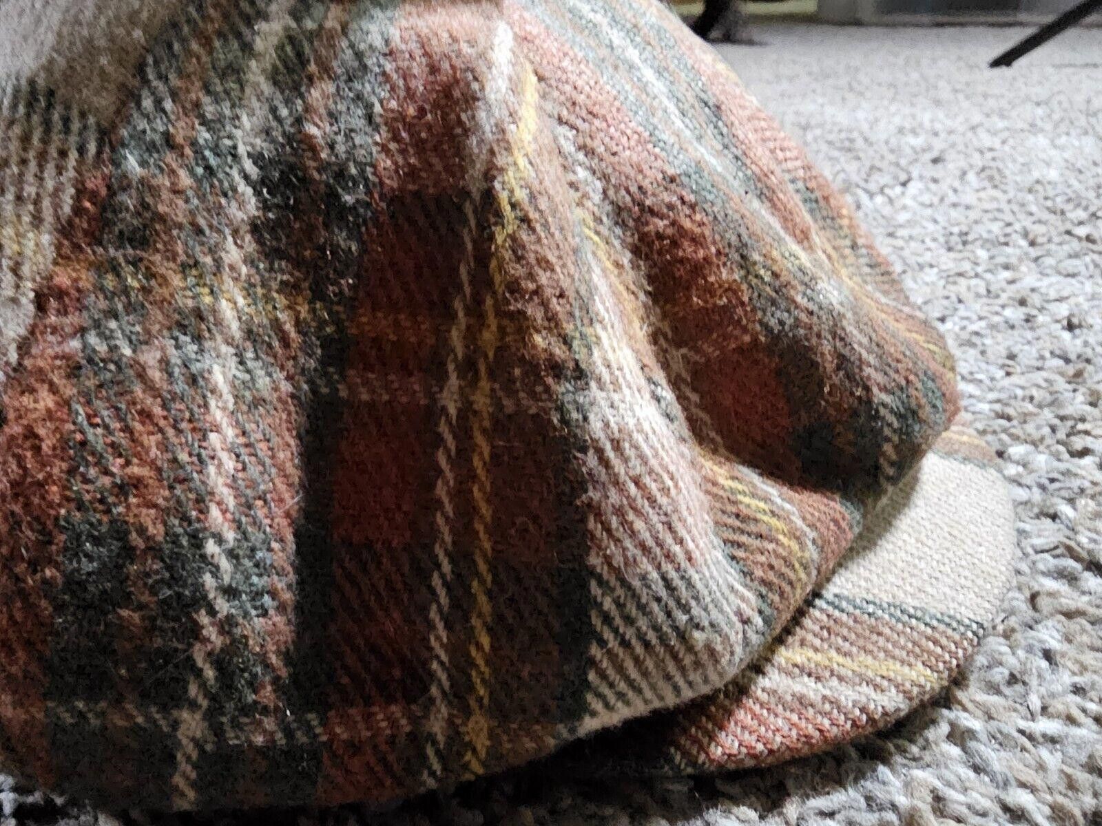 Designer Shandon Maggies Irish Imports Hat Brown Flannel Plaid Size ONE SIZE - 2 Thumbnail