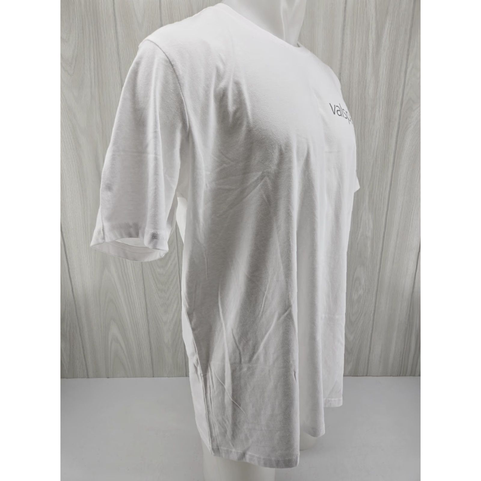 Vintage Lowes Pro Promotional Valspar Shirt Unisex Size XL White Cotton Blend Shirt Mens Short Sleeve Crew Neck T-Shirt Size US XL / EU 56 / 4 - 5 Thumbnail
