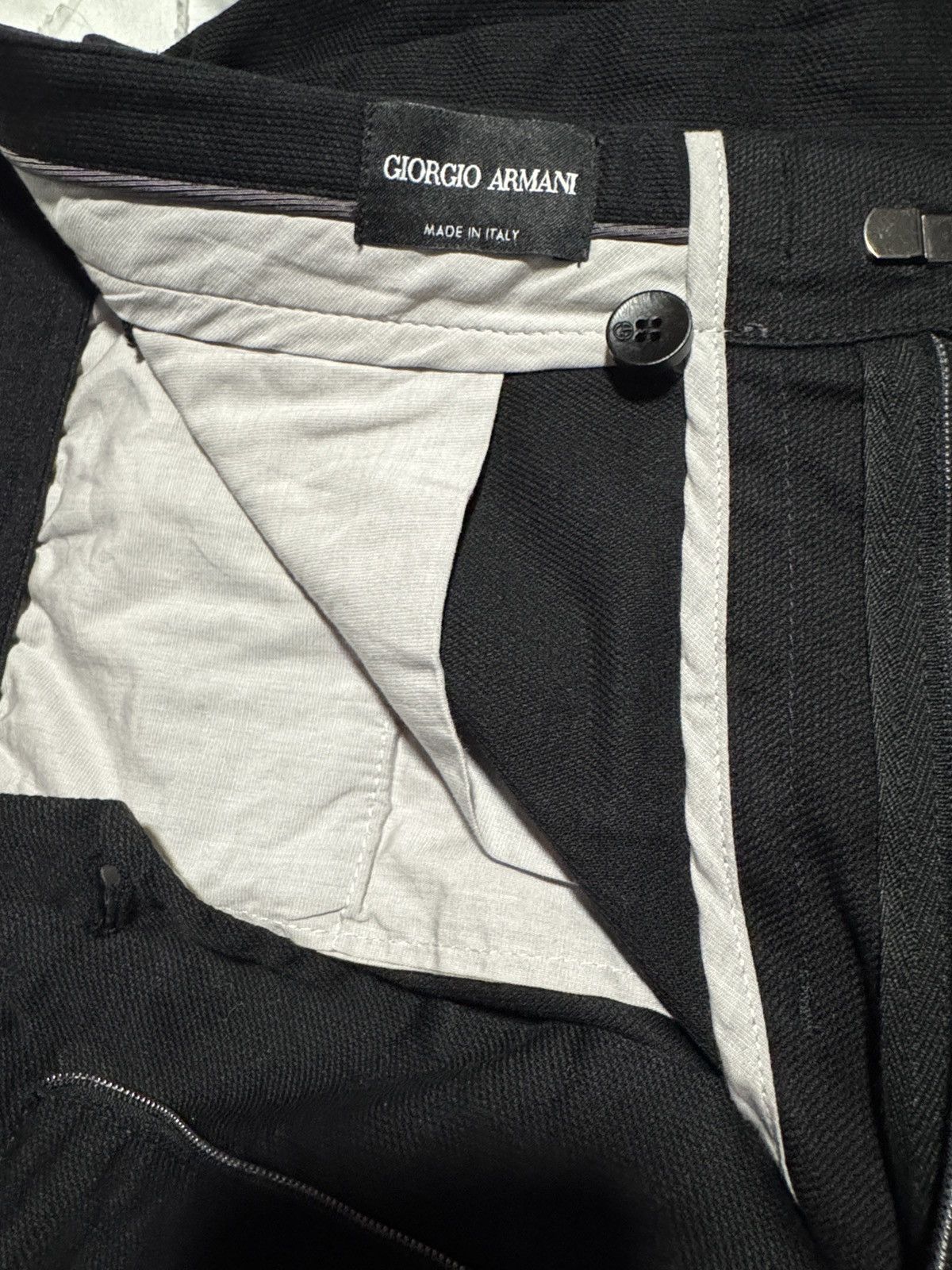 Giorgio Armani Giorgio Armani black pleated pants Size US 34 / EU 50 - 5 Thumbnail