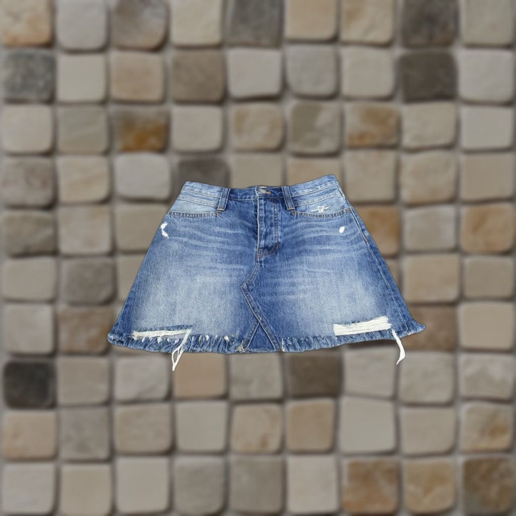 Madewell VINTAGE Madewell Jeans Skirt Womens 26 A-Line Denim Blue Short - 18?? Size 26" / US 2 / IT 38 - 1 Thumbnail