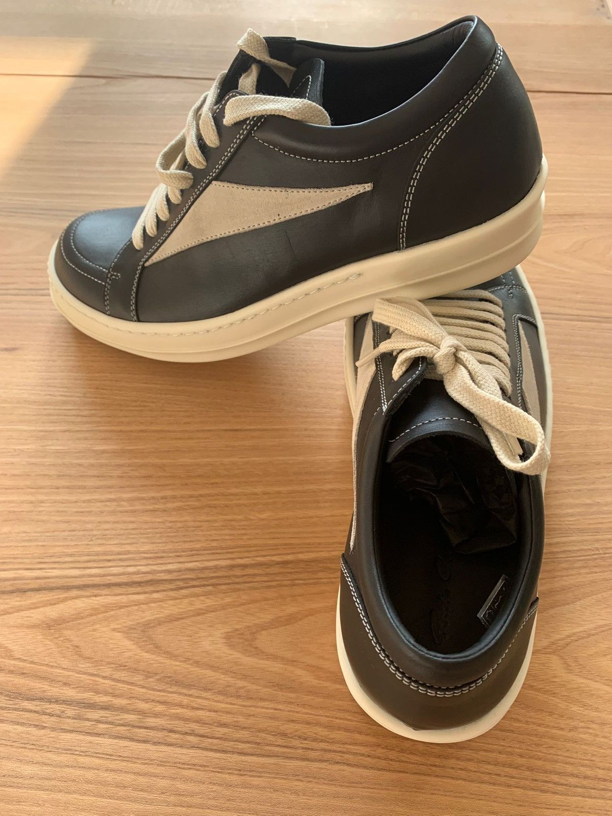 Rick Owens Rick Owens Black Leather Vintage Vans Sz.38 Size US 5.5 / EU 38 - 3 Thumbnail