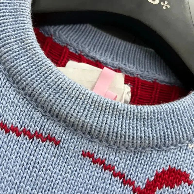 Thom Browne Thom Browne Blue Wool Long Sleeve Sweater . Size XXS / US 00 / IT 34 - 2 Thumbnail