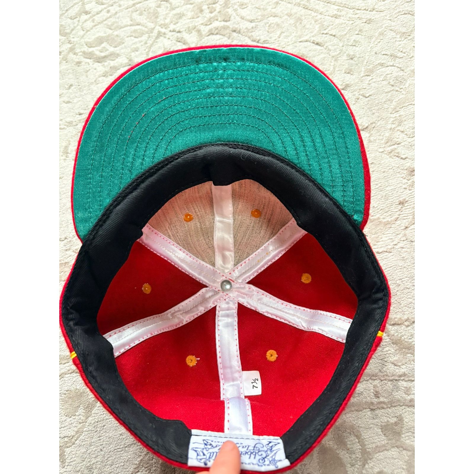 Ebbets Field Flannels Ebbets Field Flannels Maryland Terps 1962 Wool Cap 7 1/2 Size ONE SIZE - 4 Thumbnail