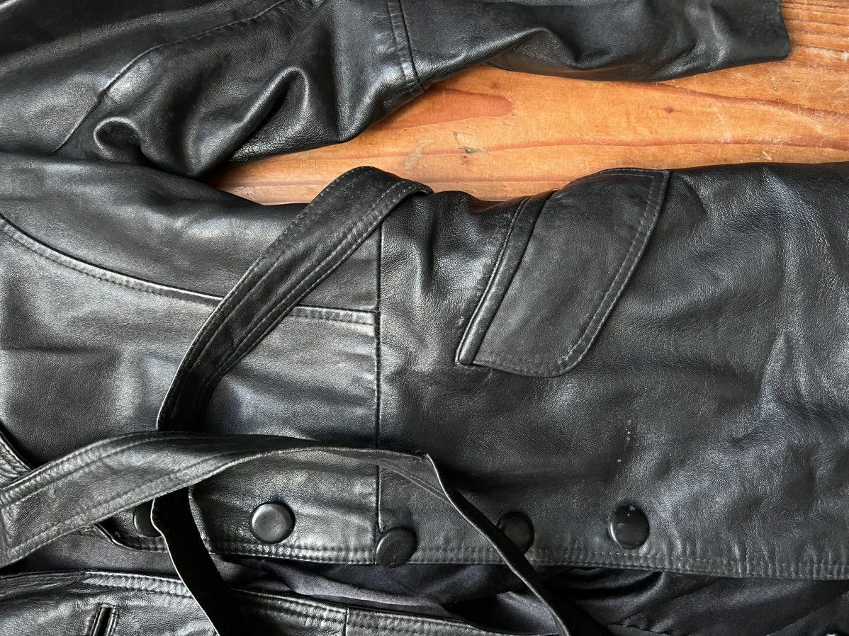 Genuine Leather × Leather Leather couch long jacket Size L / US 10 / IT 46 - 7 Thumbnail