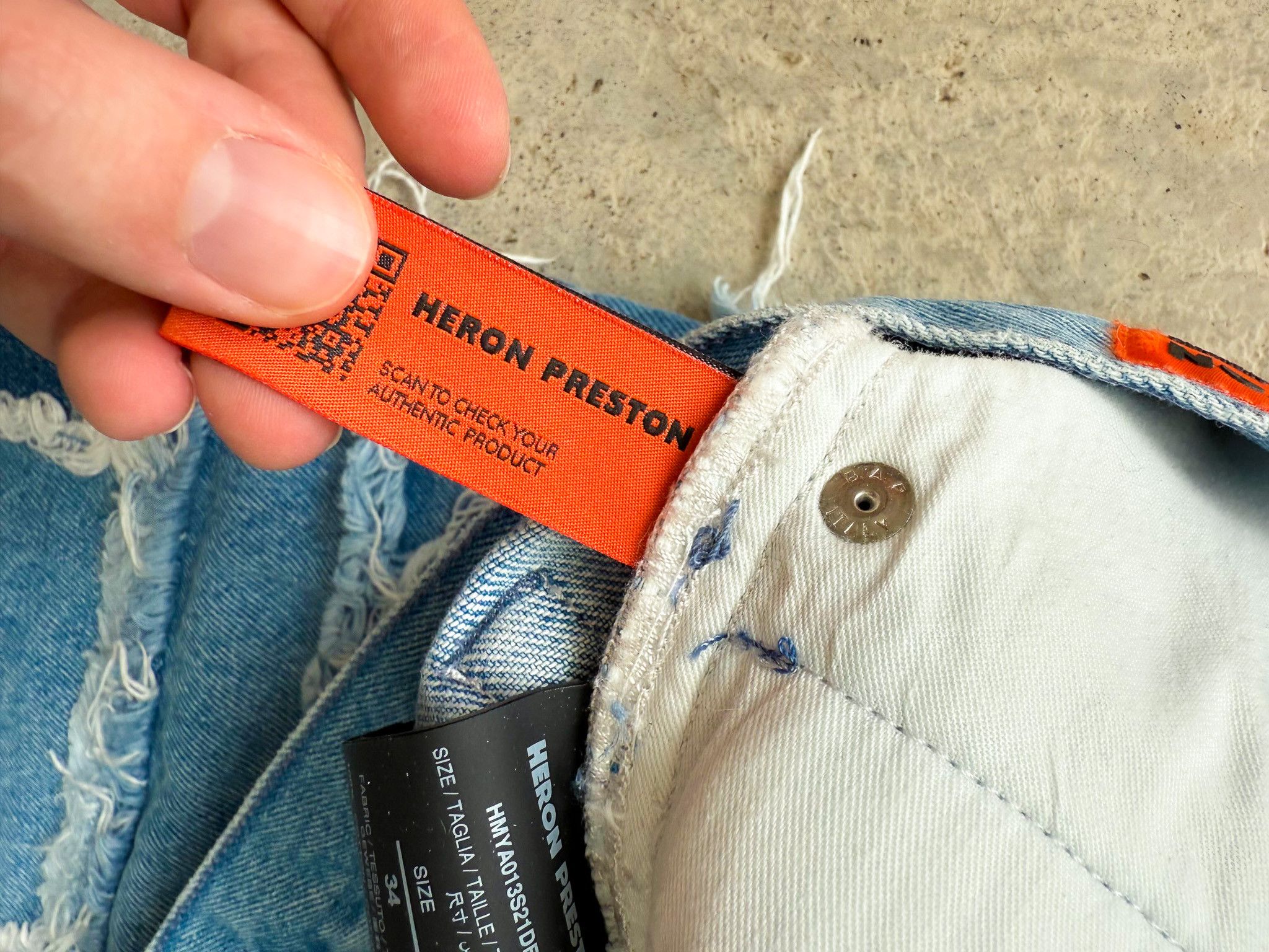 Heron Preston Heron Preston Patchwork 5-Pocket Jeans Size US 34 / EU 50 - 9 Thumbnail