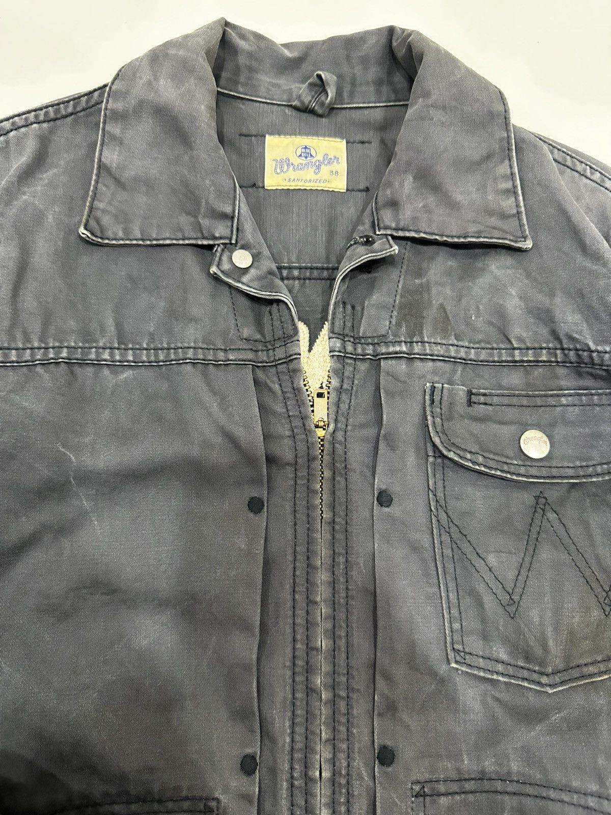 Wrangler Vintage Wrangler Jeans Shirt Jacket Blue Bell sanforized Size US S / EU 44-46 / 1 - 7 Thumbnail