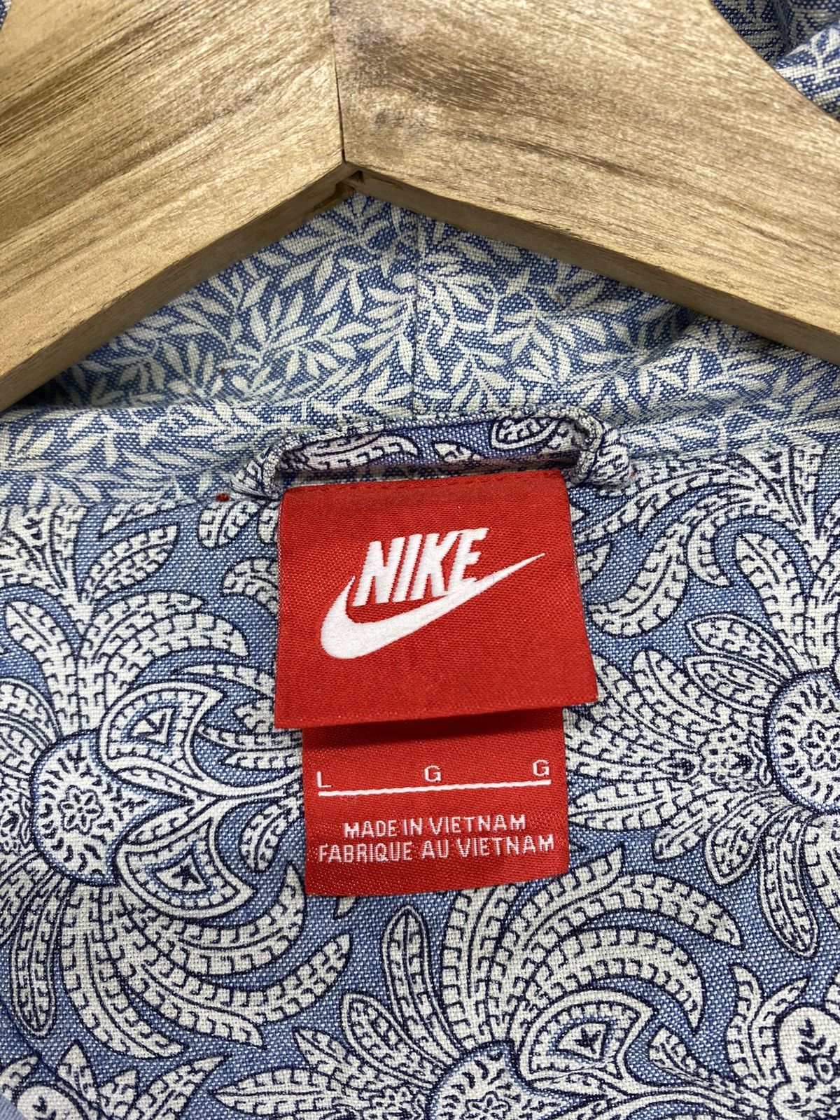 Nike Vintage Nike Paisley Hoodie Jacket Size L / US 10 / IT 46 - 7 Thumbnail