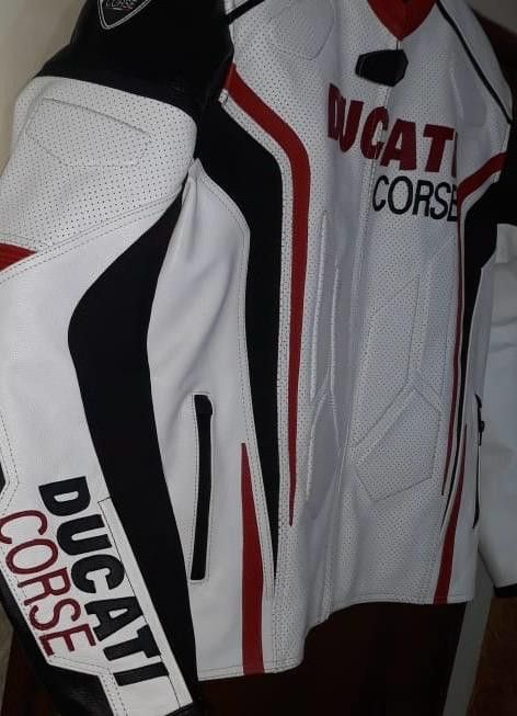 Ducati × Vintage Vintage Ducati Corse Motorbike Leather Jacket Size US L / EU 52-54 / 3 - 3 Thumbnail