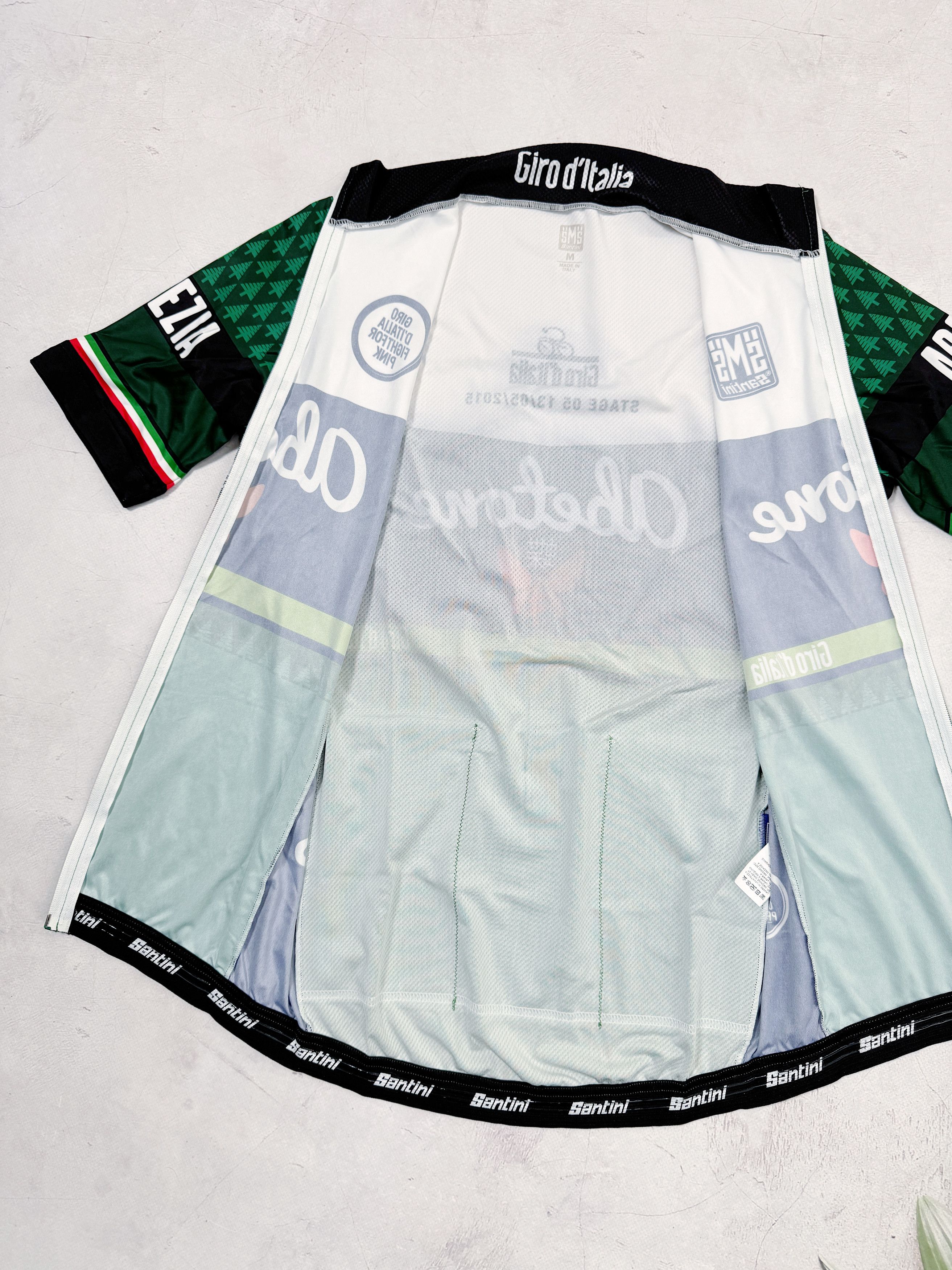 Sports Specialties Santini Cycling Jersey Abetone Giro D'Italia Fight for Pink Size US M / EU 48-50 / 2 - 7 Thumbnail