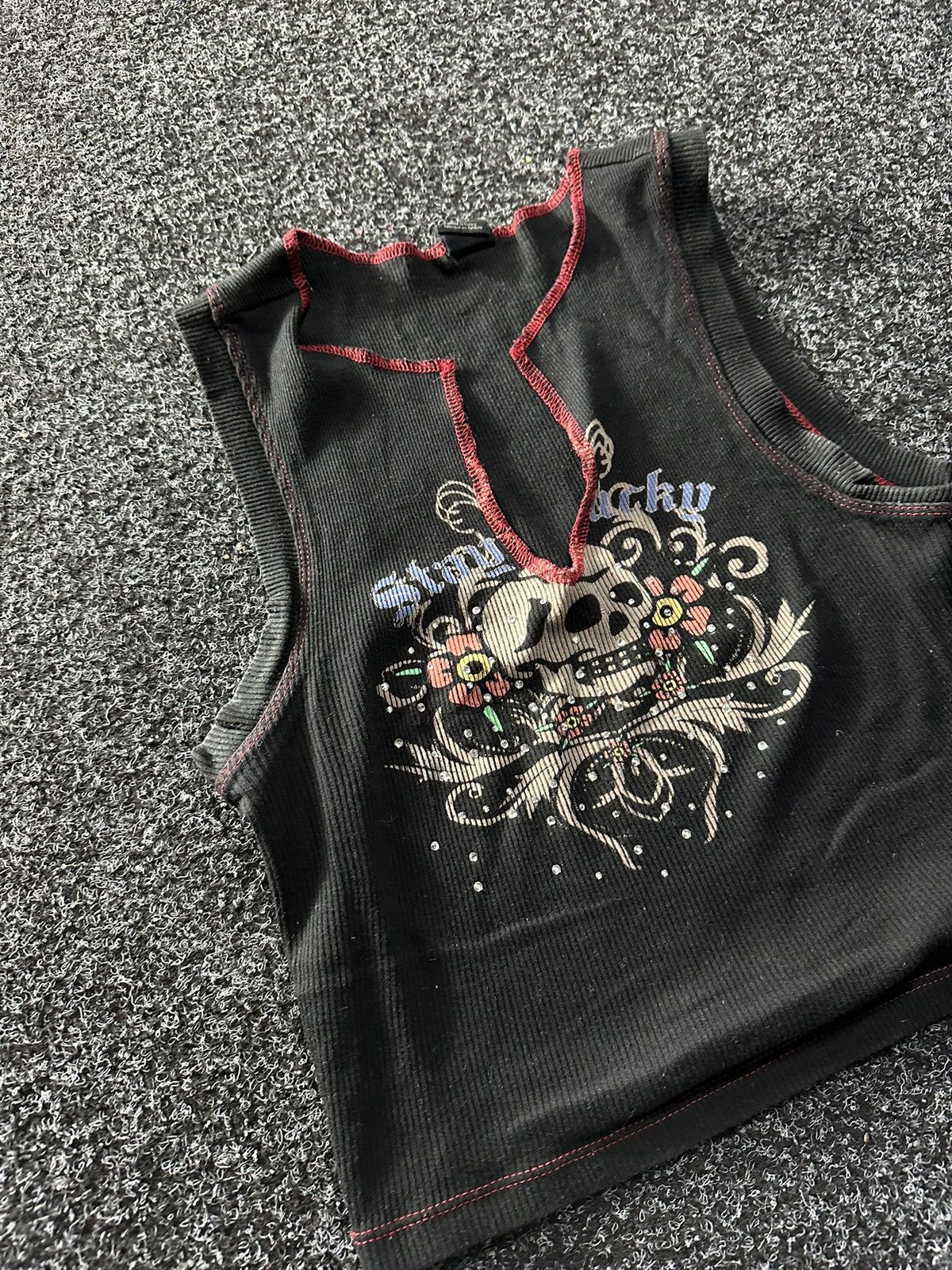 Designer × Ed Hardy ❗️Vintage Ed Hardy STYLE tiger big True Love Logo Women Tee Size S / US 4 / IT 40 - 2 Thumbnail