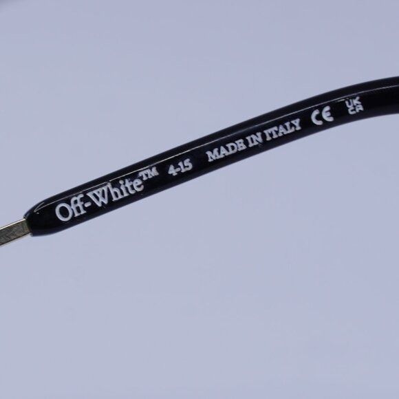 Off-White Off-White OERI13M MIAMI 766E Sunglasses Gold Oval Frame Size ONE SIZE - 6 Thumbnail